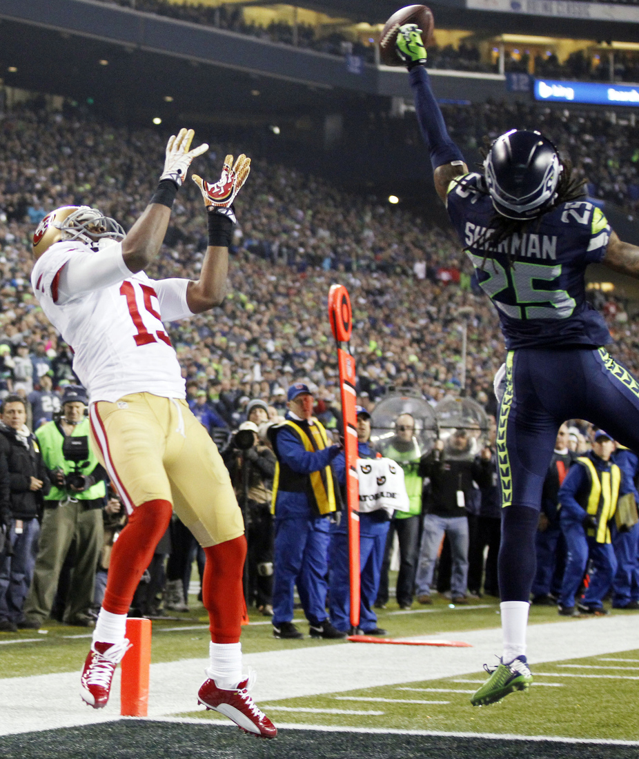 Richard Sherman Michael Crabtree - HD Wallpaper 