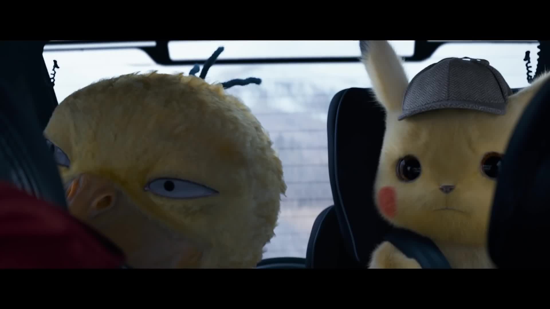 Detective Pikachu Car Gif - HD Wallpaper 