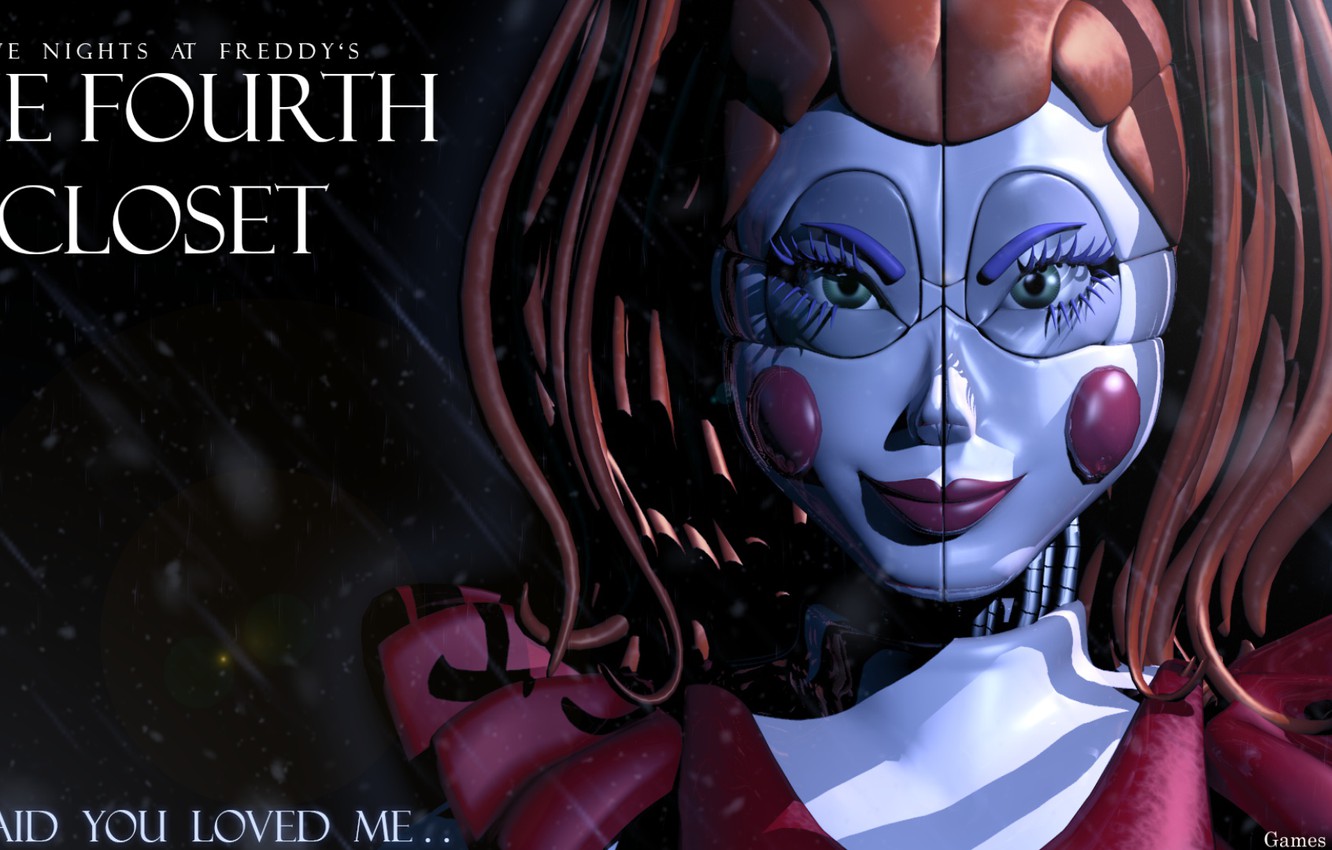 Photo Wallpaper Girl, Five Nights At Freddy S, Five Charlie Fnaf The Fourth Closet 1332x850