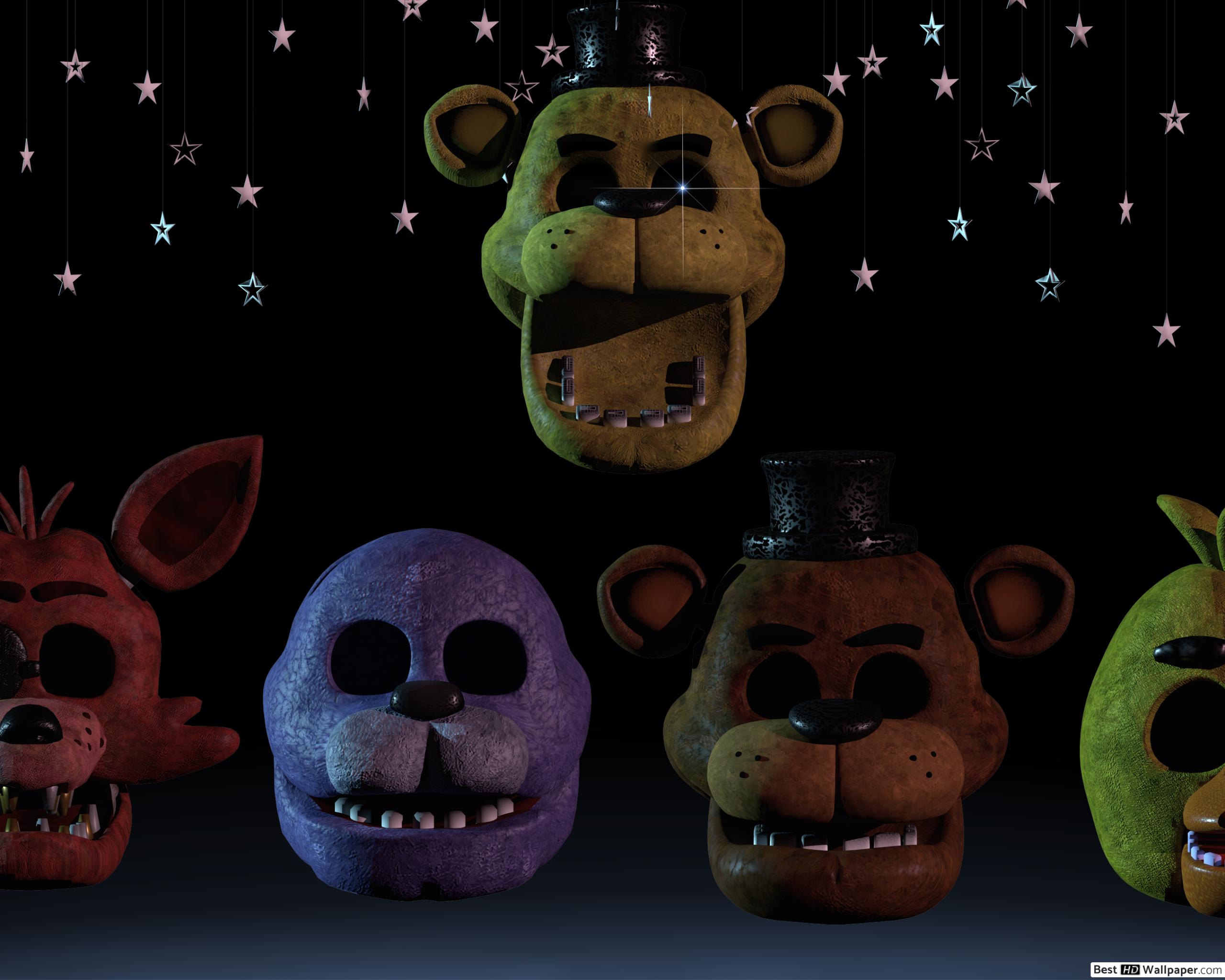 Fnaf Heads - HD Wallpaper 