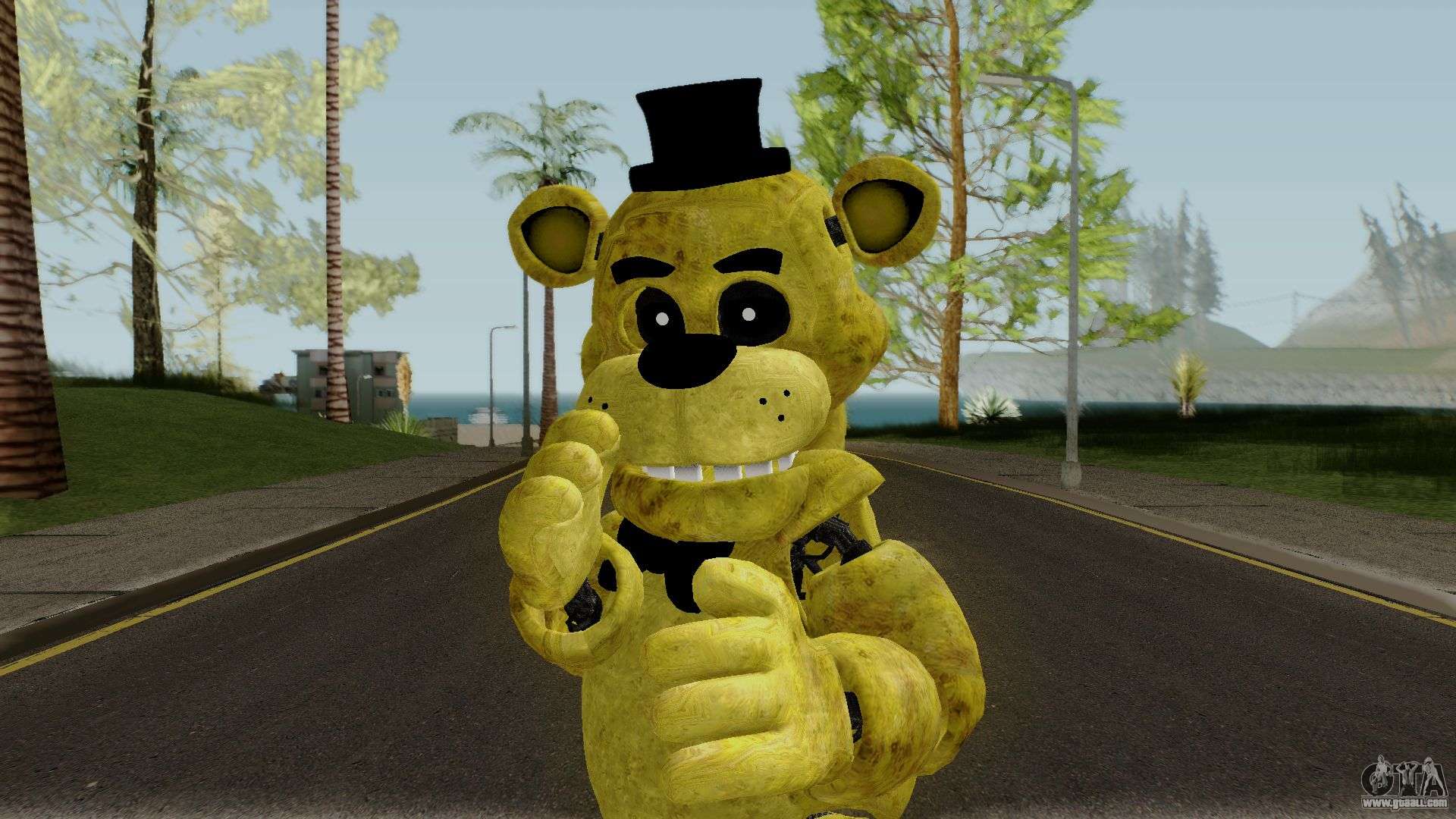Fnaf Golden Freddy For Gta San Andreas - Gta San Andreas Xxxtentacion - HD Wallpaper 