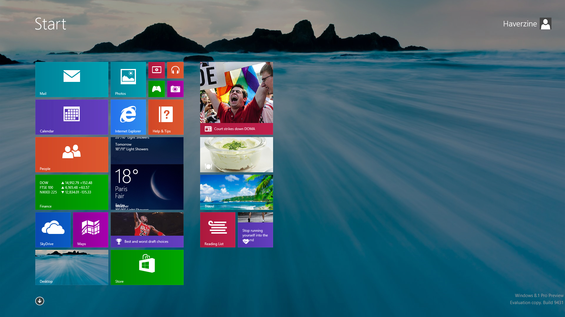 Windows 8.1 Release Preview - HD Wallpaper 