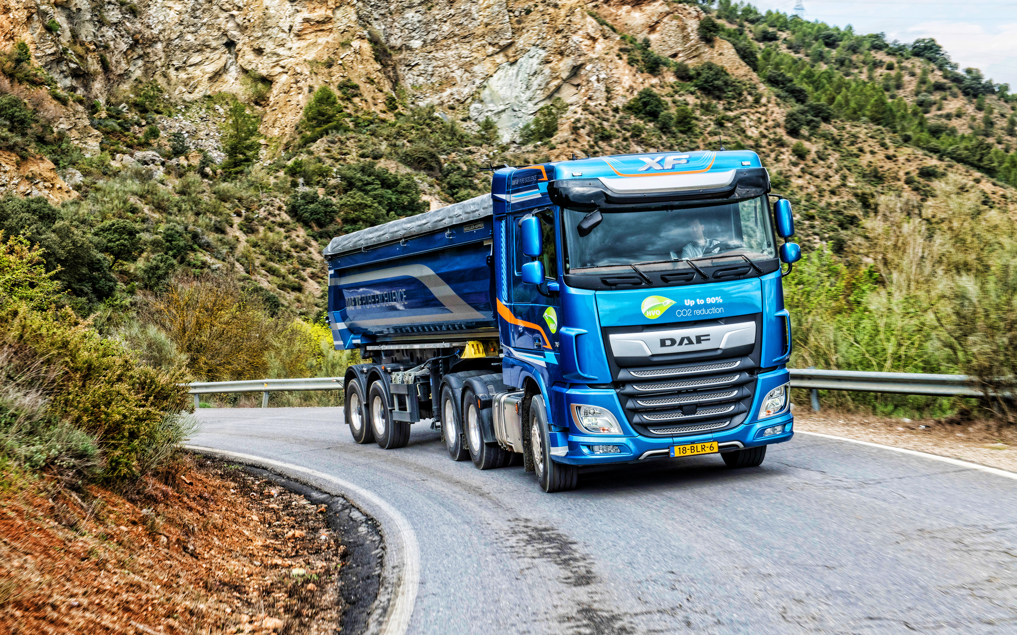 4k, Daf Xf 480 Ft, Hdr, 2019 Trucks, Cargo Transport, - Daf Xf - HD Wallpaper 