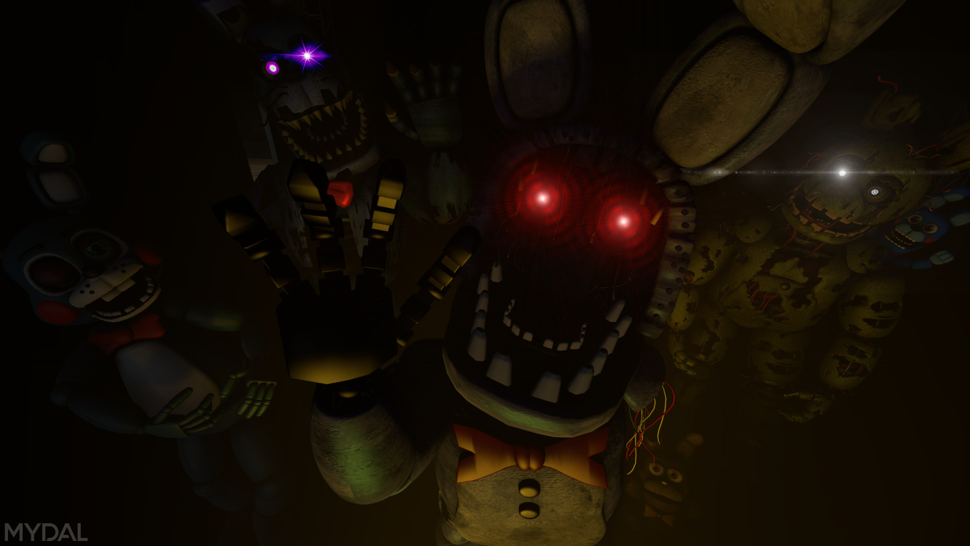 Bonnie Family Fnaf - HD Wallpaper 