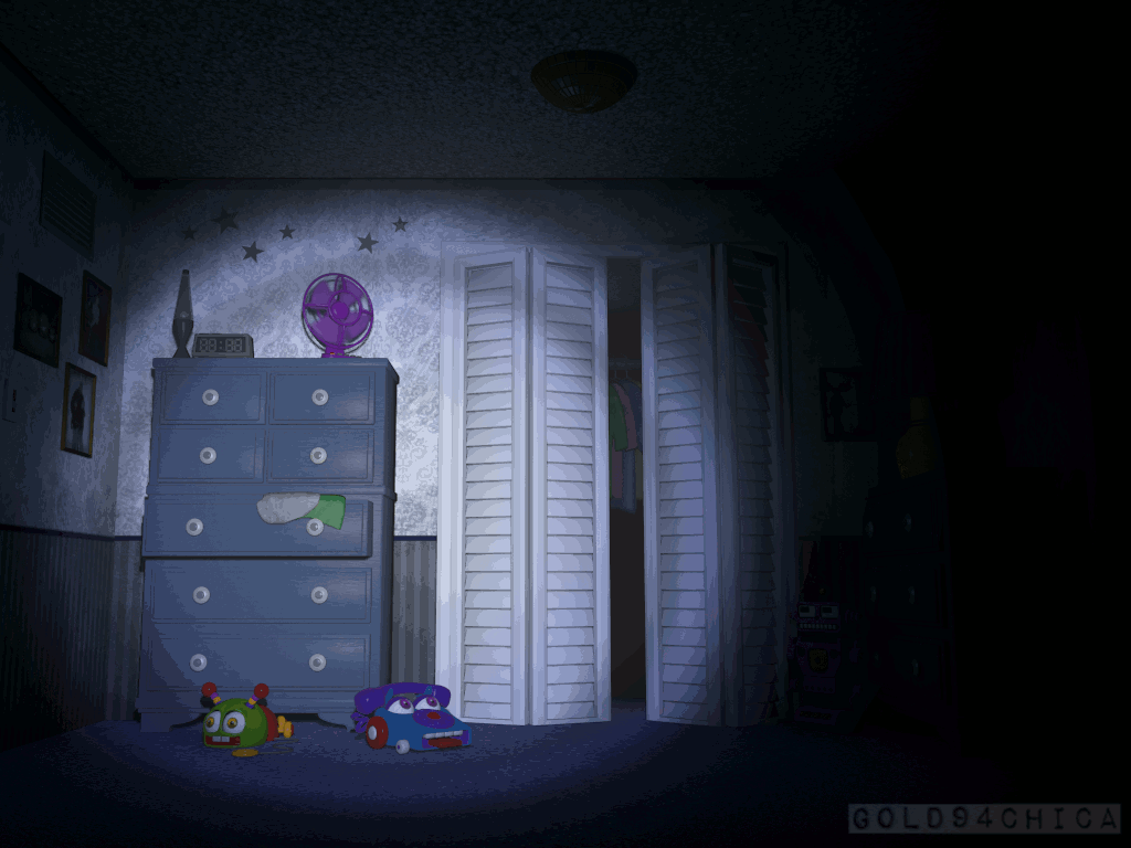 Fnaf 4 Fan Gif - HD Wallpaper 