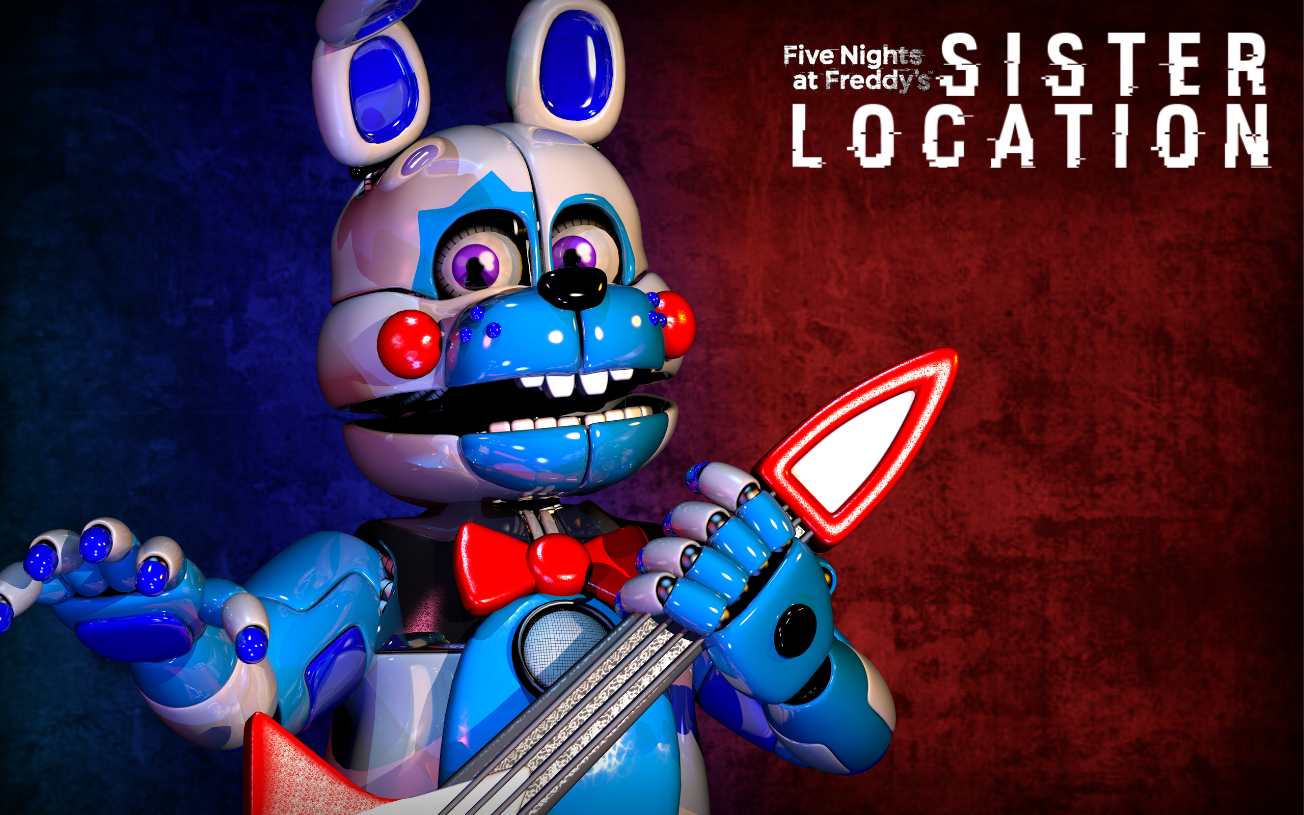 Bonny Wallpaper - Fnaf Sister Location Funtime Bonnie - HD Wallpaper 