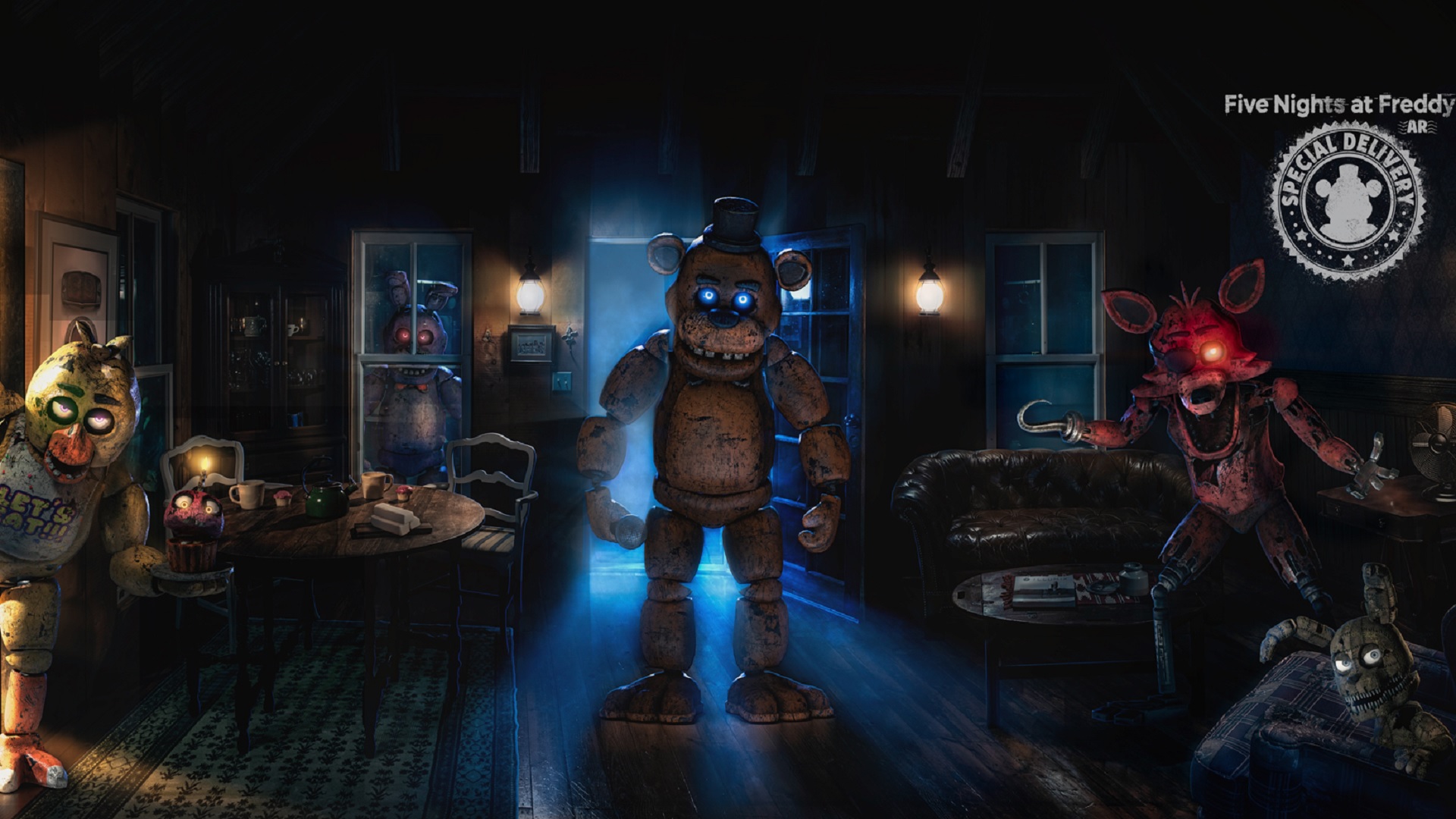 Five Nights At Freddy's Ar Special Delivery - HD Wallpaper 