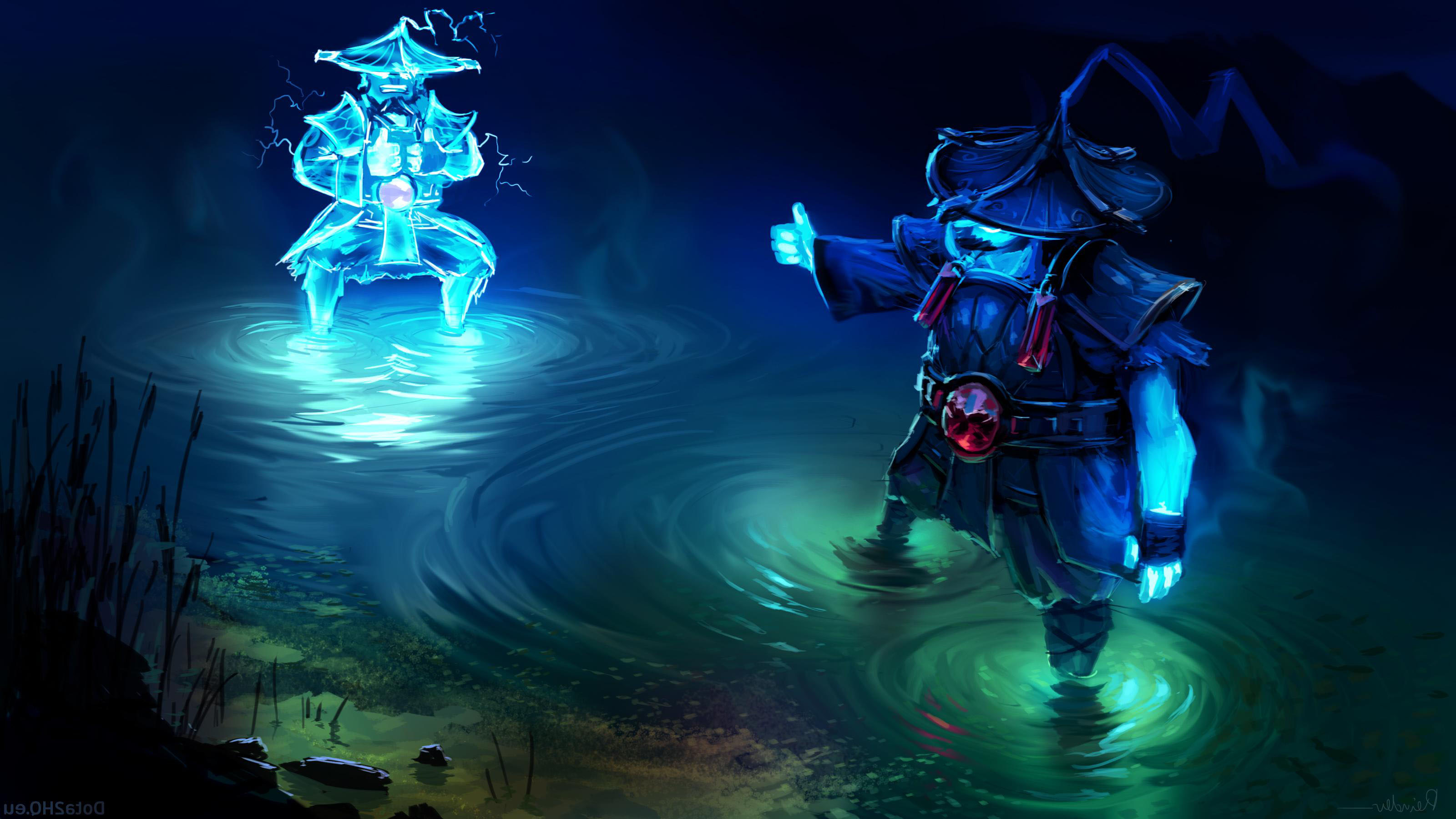 Storm Spirit Dota 2 Hd - HD Wallpaper 