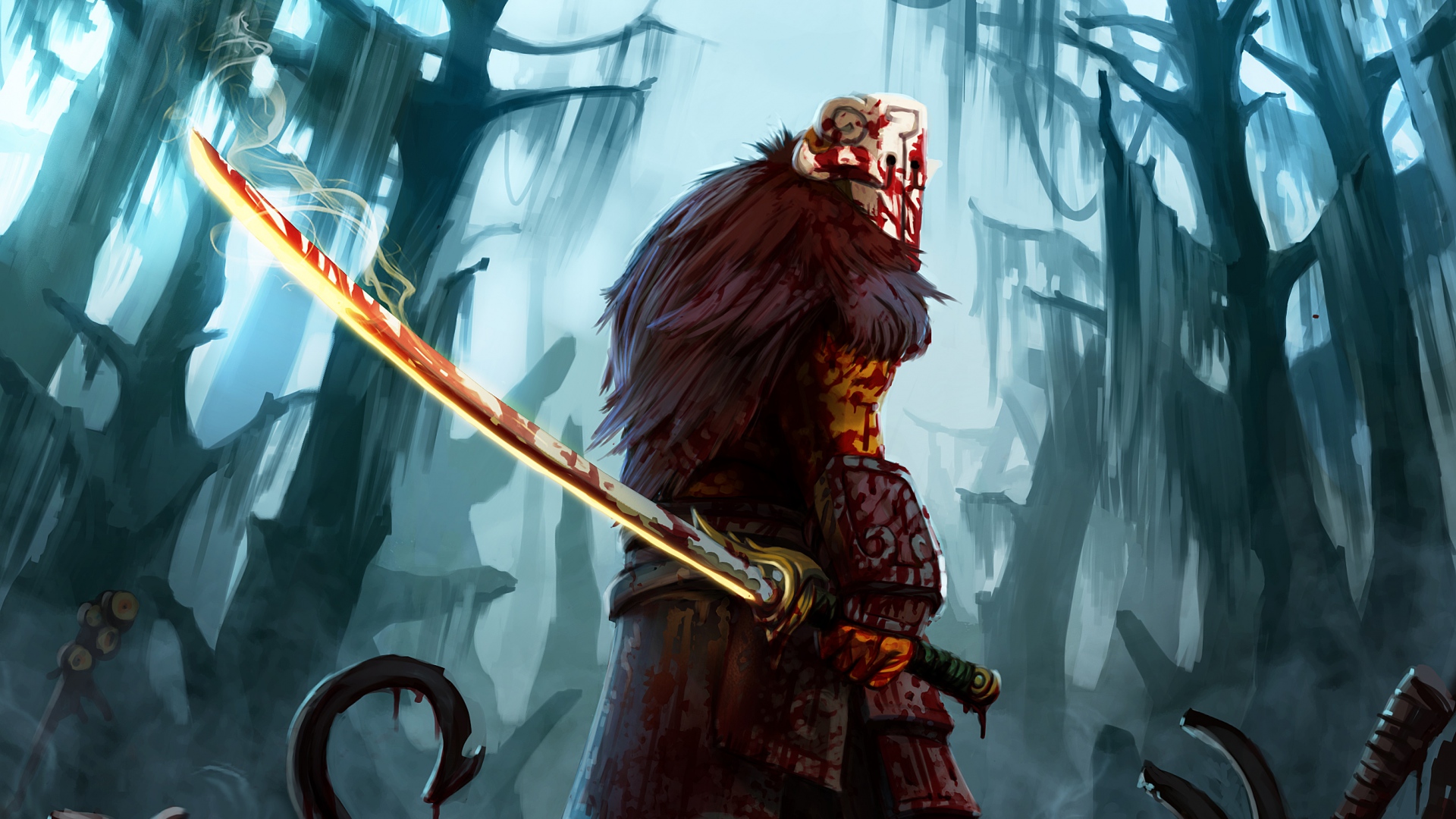 Wallpaper Juggernaut Katana Dota 2 - Juggernaut Dota 2 Wallpaper Hd - HD Wallpaper 