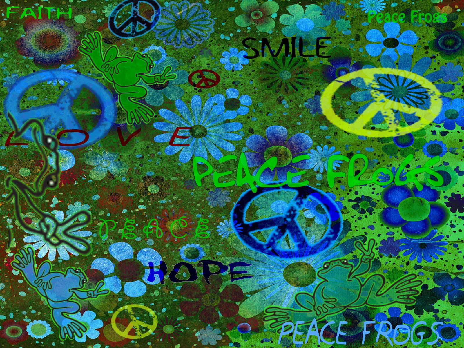 Peace Sign Background Free - HD Wallpaper 