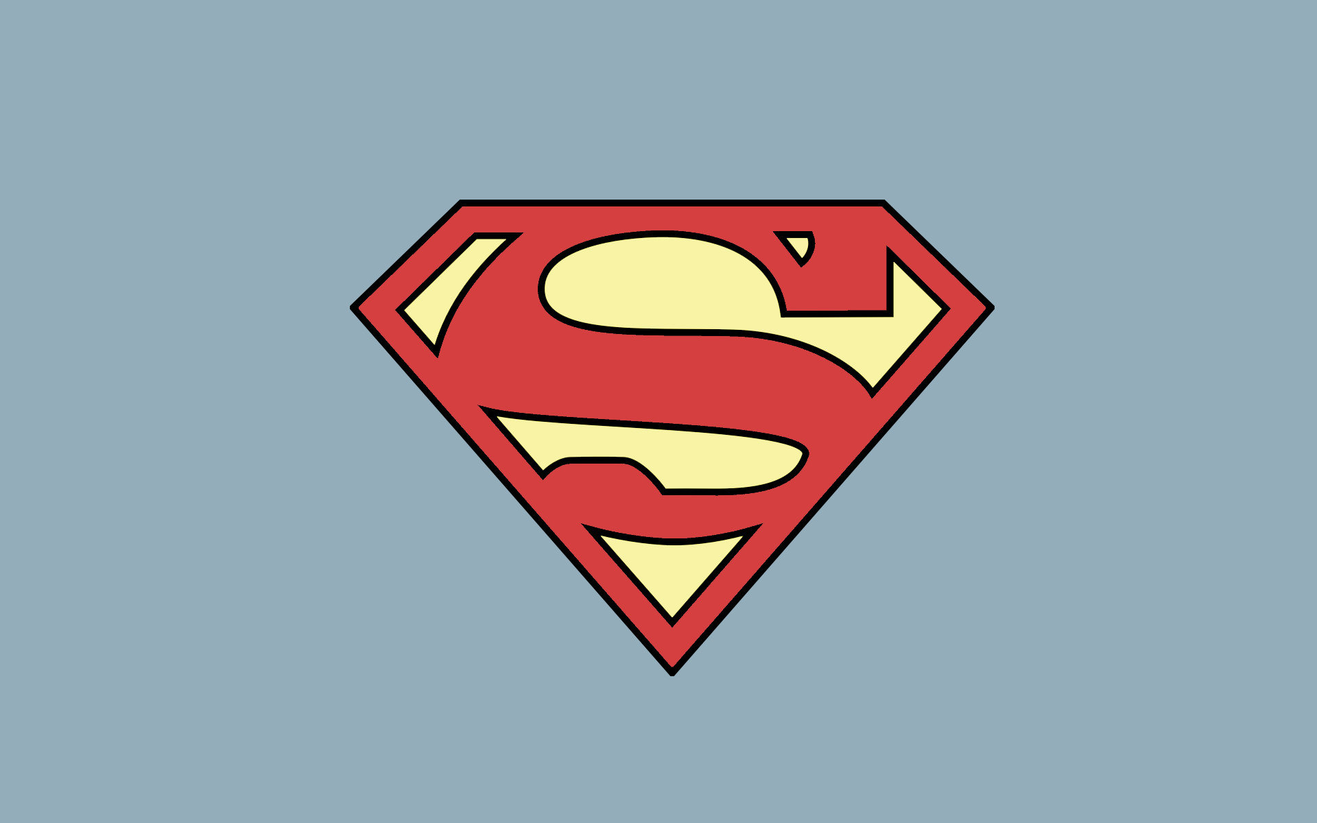 Awesome Superman Logo Free Wallpaper Id - S Superman - HD Wallpaper 