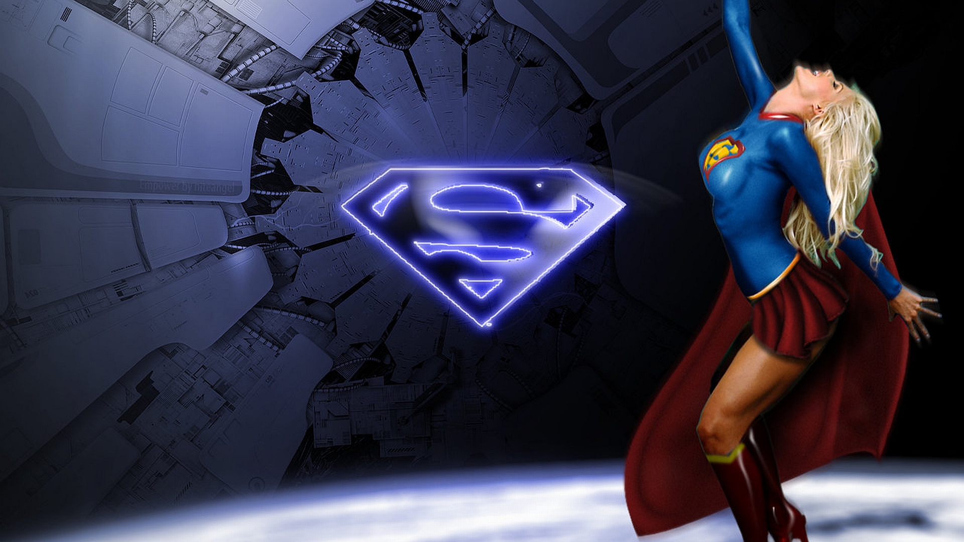 Superhero Supergirl Wallpaper Hd - HD Wallpaper 