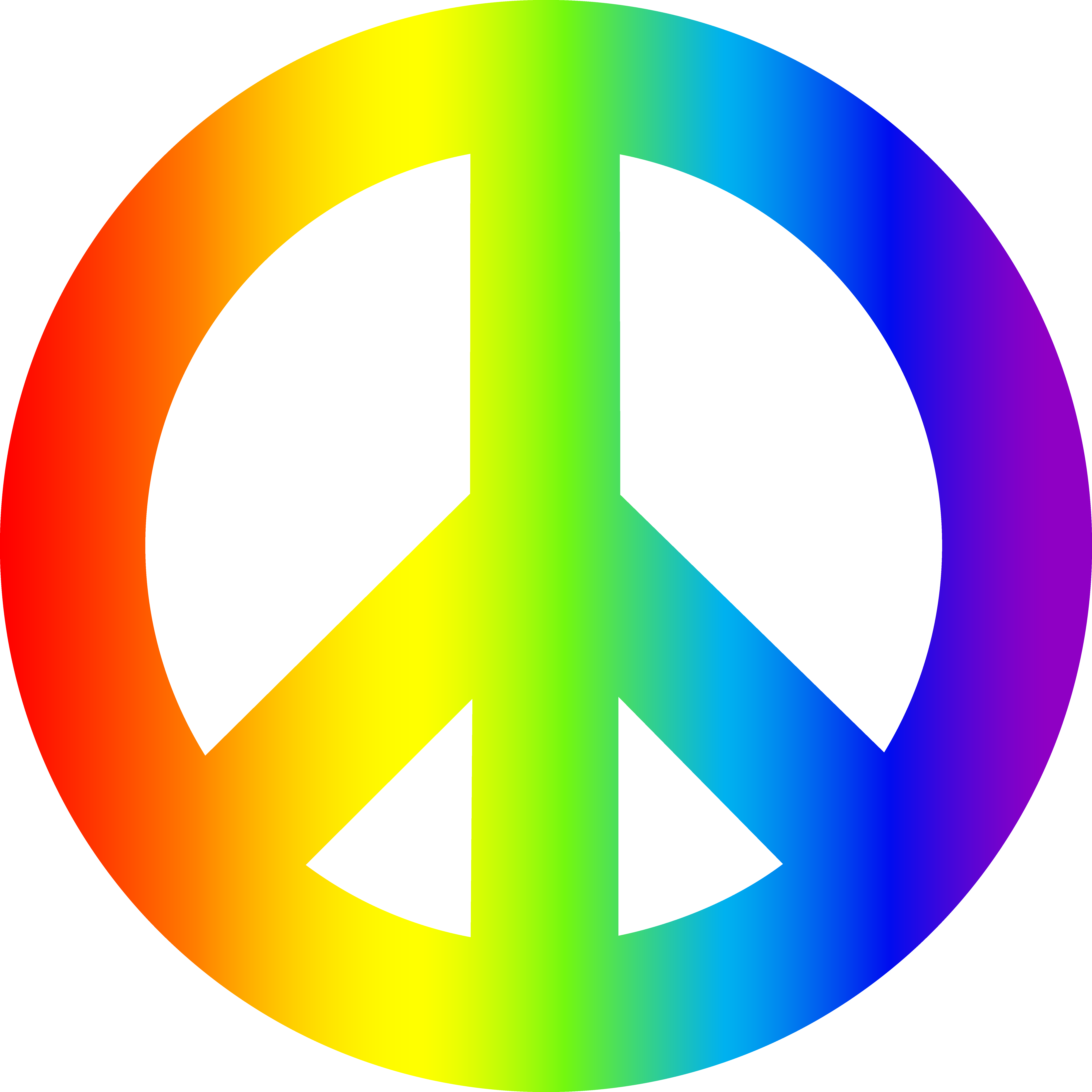 Colorful Peace Sign Clipart - 7192x7192 Wallpaper 