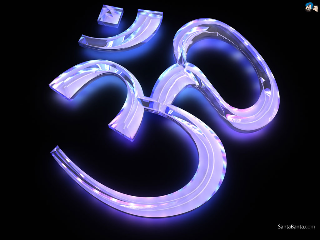 Hindu Symbols Wallpaper - Om - HD Wallpaper 
