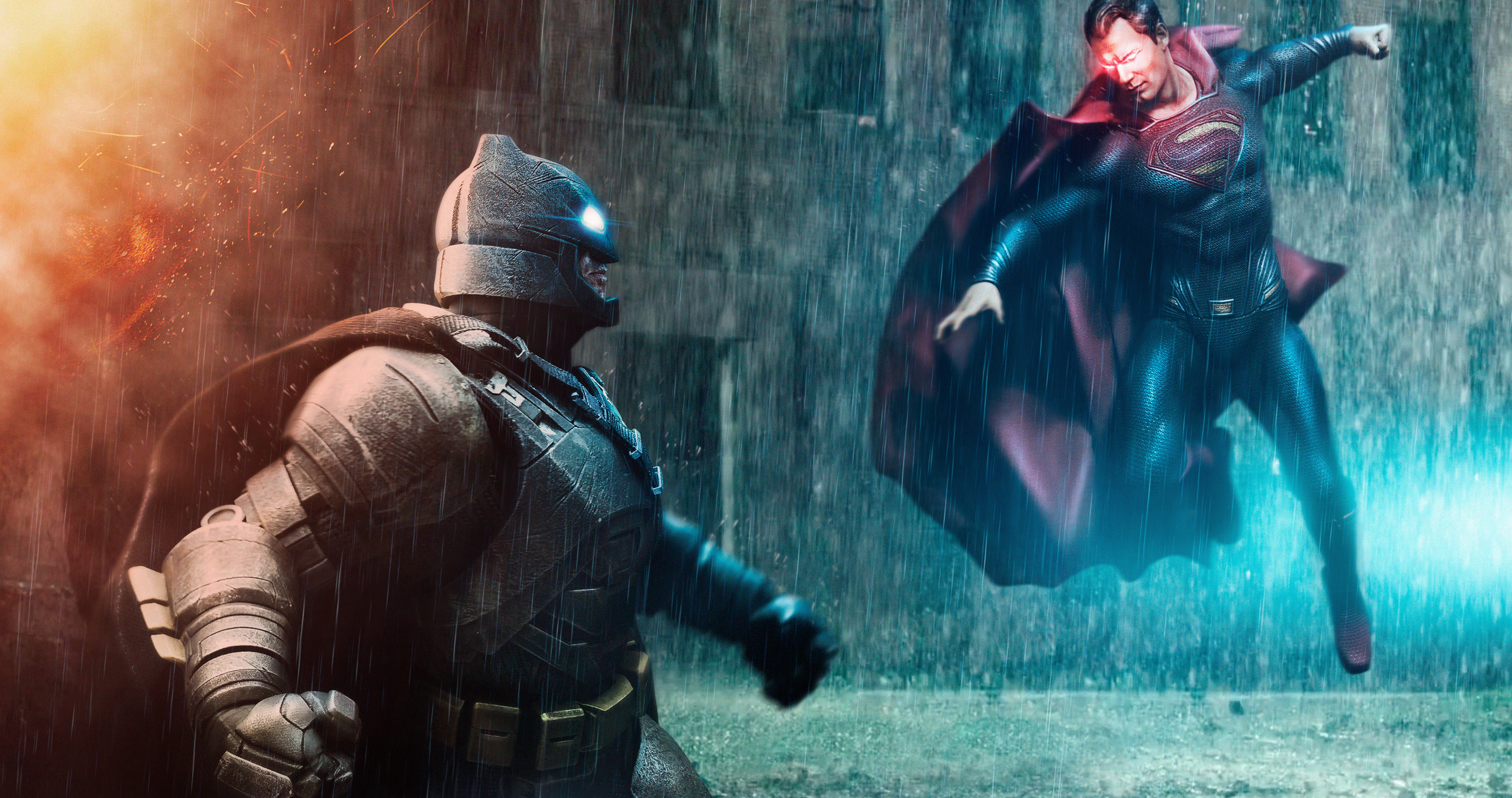 Batman V Superman Wallpapers - Batman Vs Superman Wallpaper 4k - HD Wallpaper 