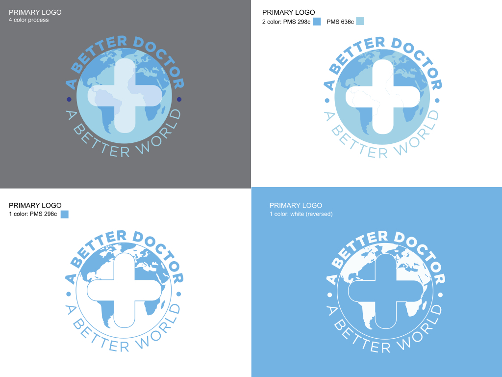 Four Alternate Designs And Color Palletes For The Branding - Graphic Design - HD Wallpaper 