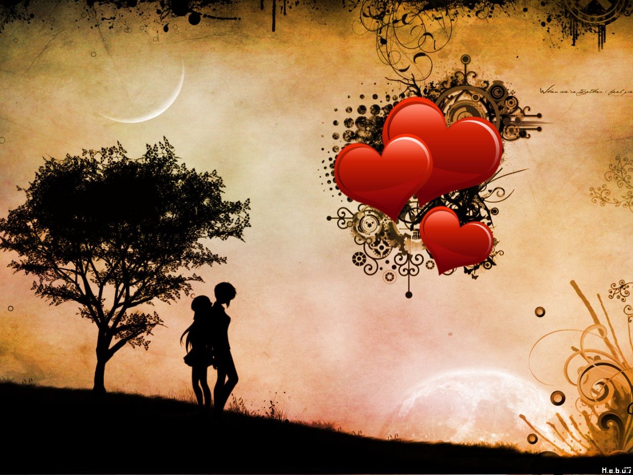 Hd Wallpapers Of Love - HD Wallpaper 