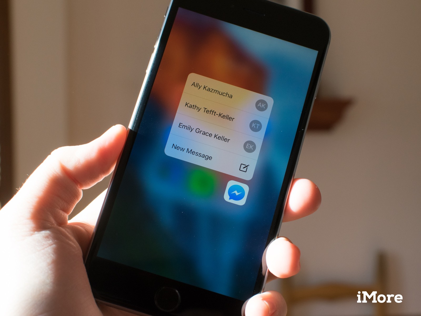 Facebook Messenger Picks Up 3d Touch Support - 3d Touch Facebook Messenger On Iphone - HD Wallpaper 