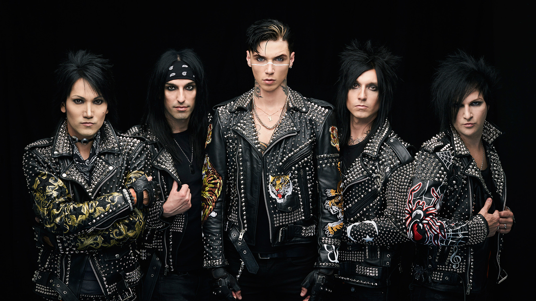Black Veil Brides & Asking Alexandria 
 Data Src Black - Black Veil Brides - HD Wallpaper 