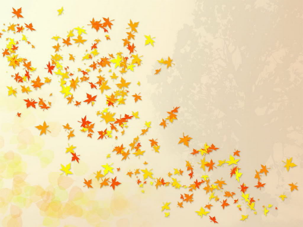Falling Leaves Animation Masih Gadis - Cute Fall Backgrounds - HD Wallpaper 