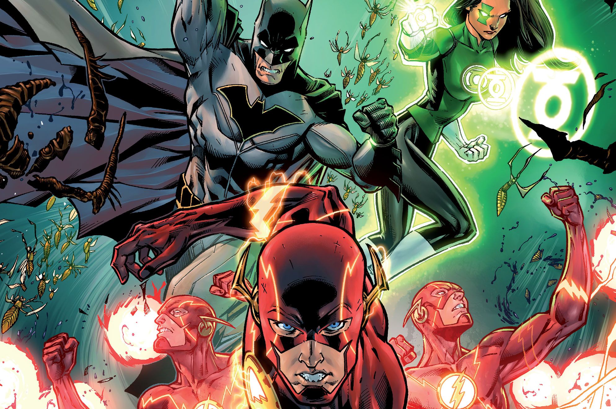 Justice League Rebirth 2 - HD Wallpaper 