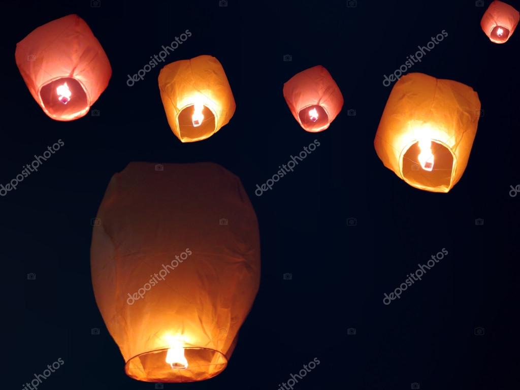 Sky Lantern - HD Wallpaper 
