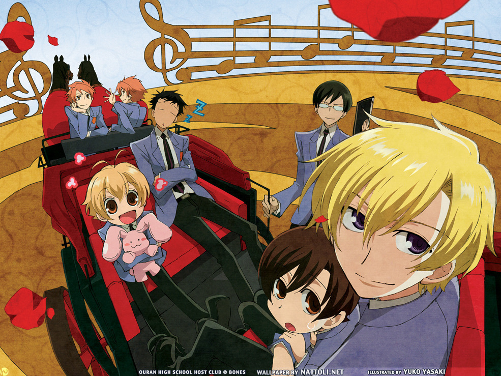 Happily Ever After Wallpaper - Ouran Highschool Host Club Wallpaper Haruhi And Tamaki - HD Wallpaper 