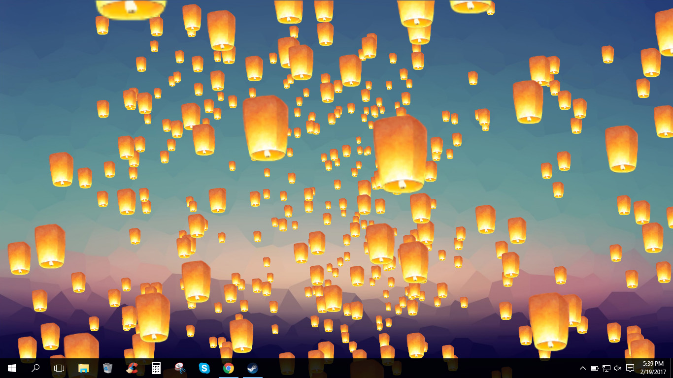 Sky Lantern - 1366x768 Wallpaper Sky Lantern - 1366x768 Wallpaper