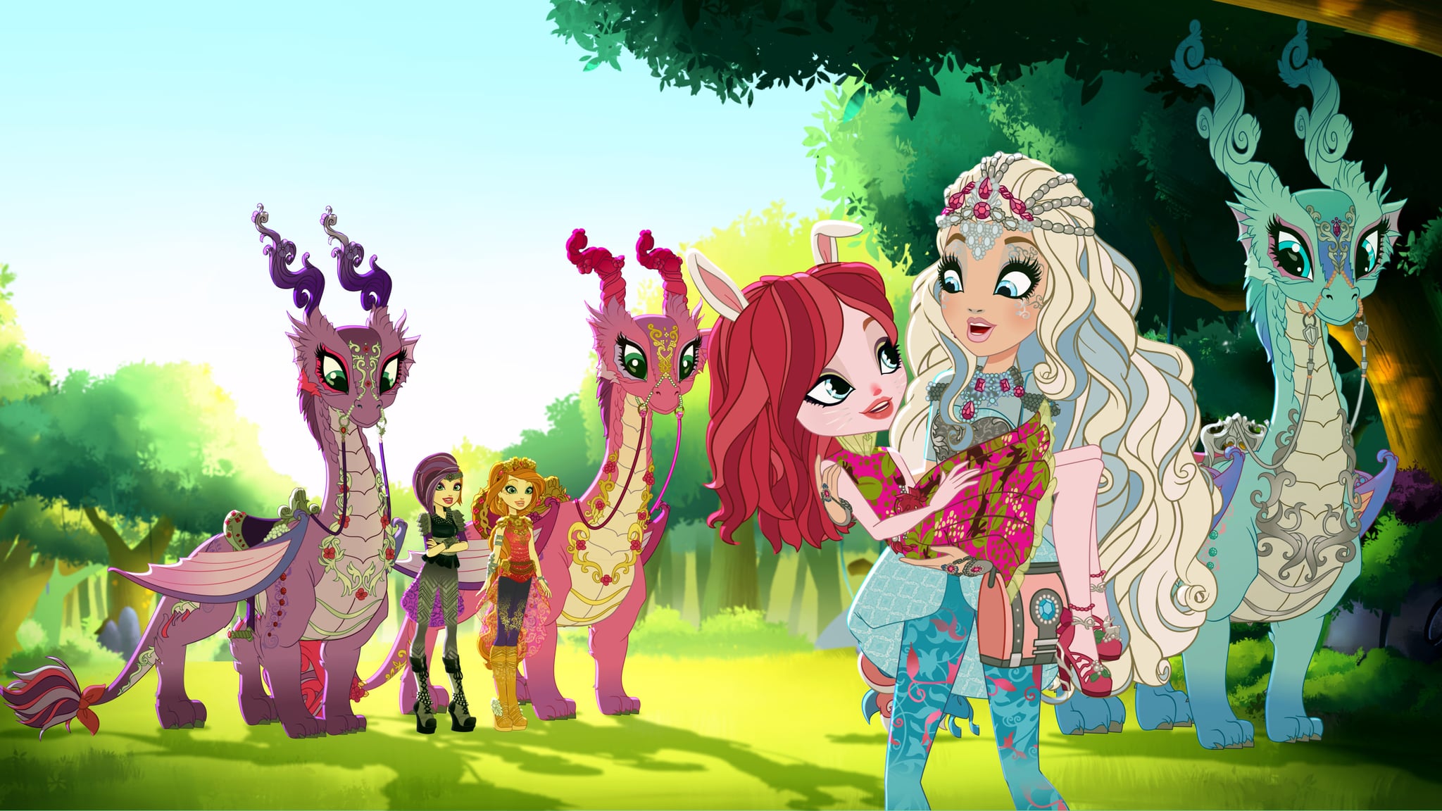 Ever After High All The Dragons - HD Wallpaper 