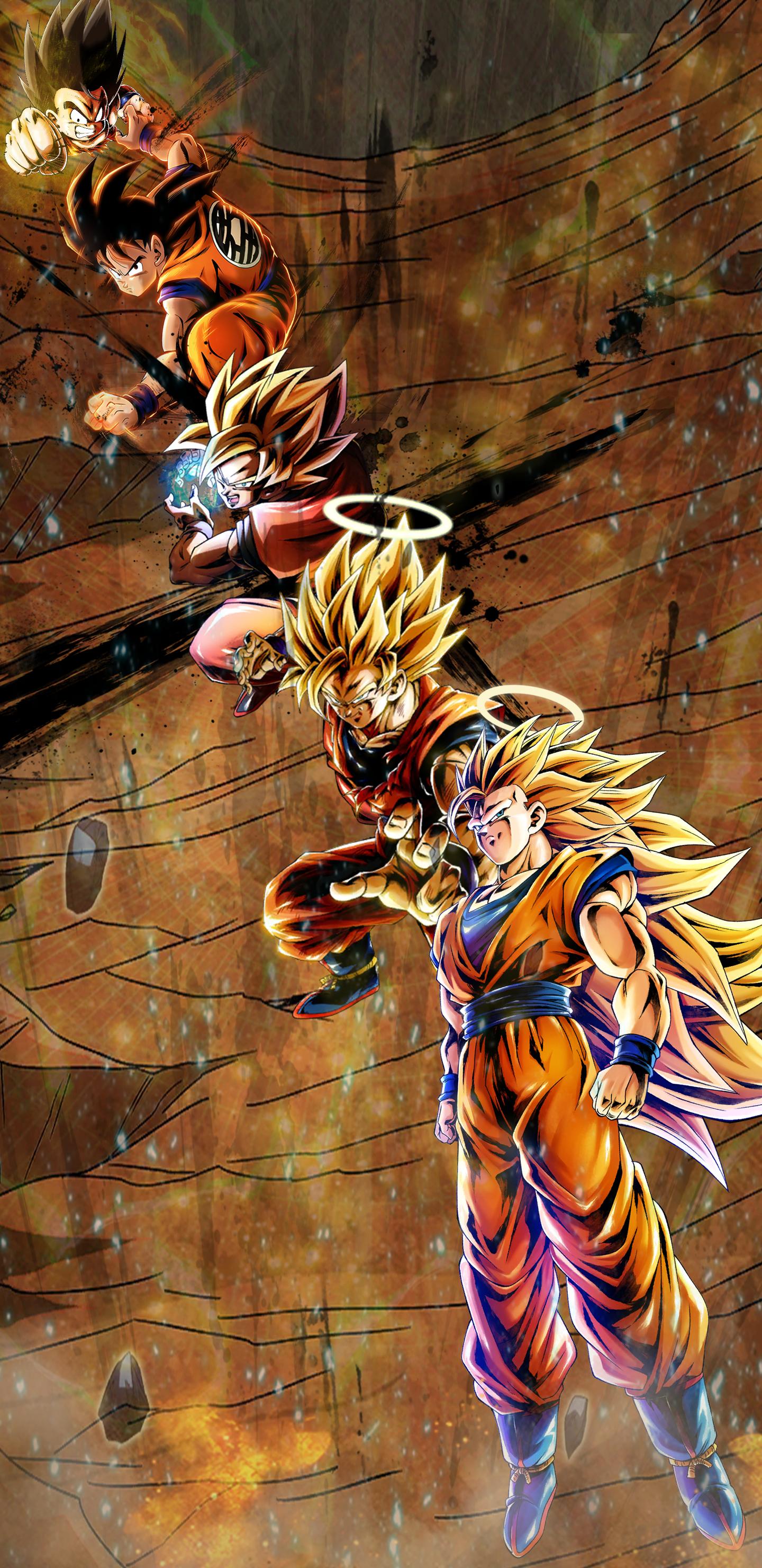 Goku Evolution Wallpaper Phone - HD Wallpaper 