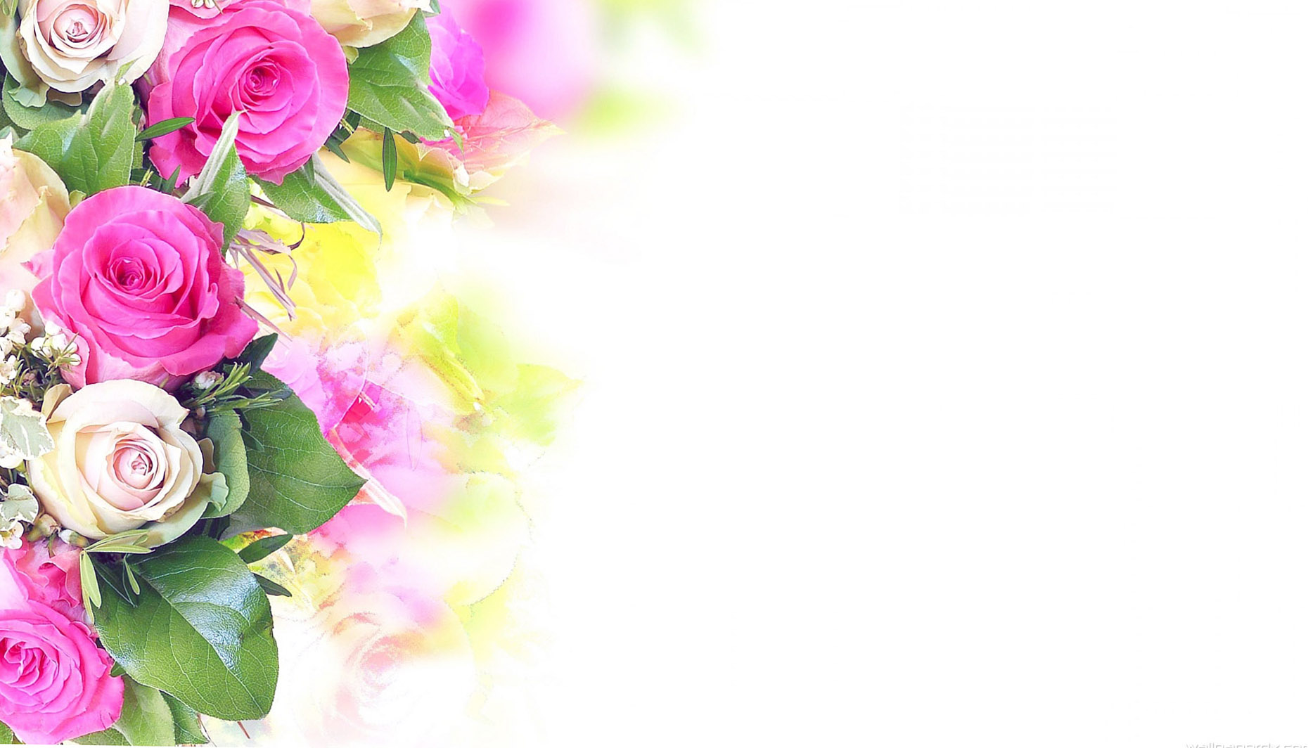Flowers Background Hd Full Size - HD Wallpaper 