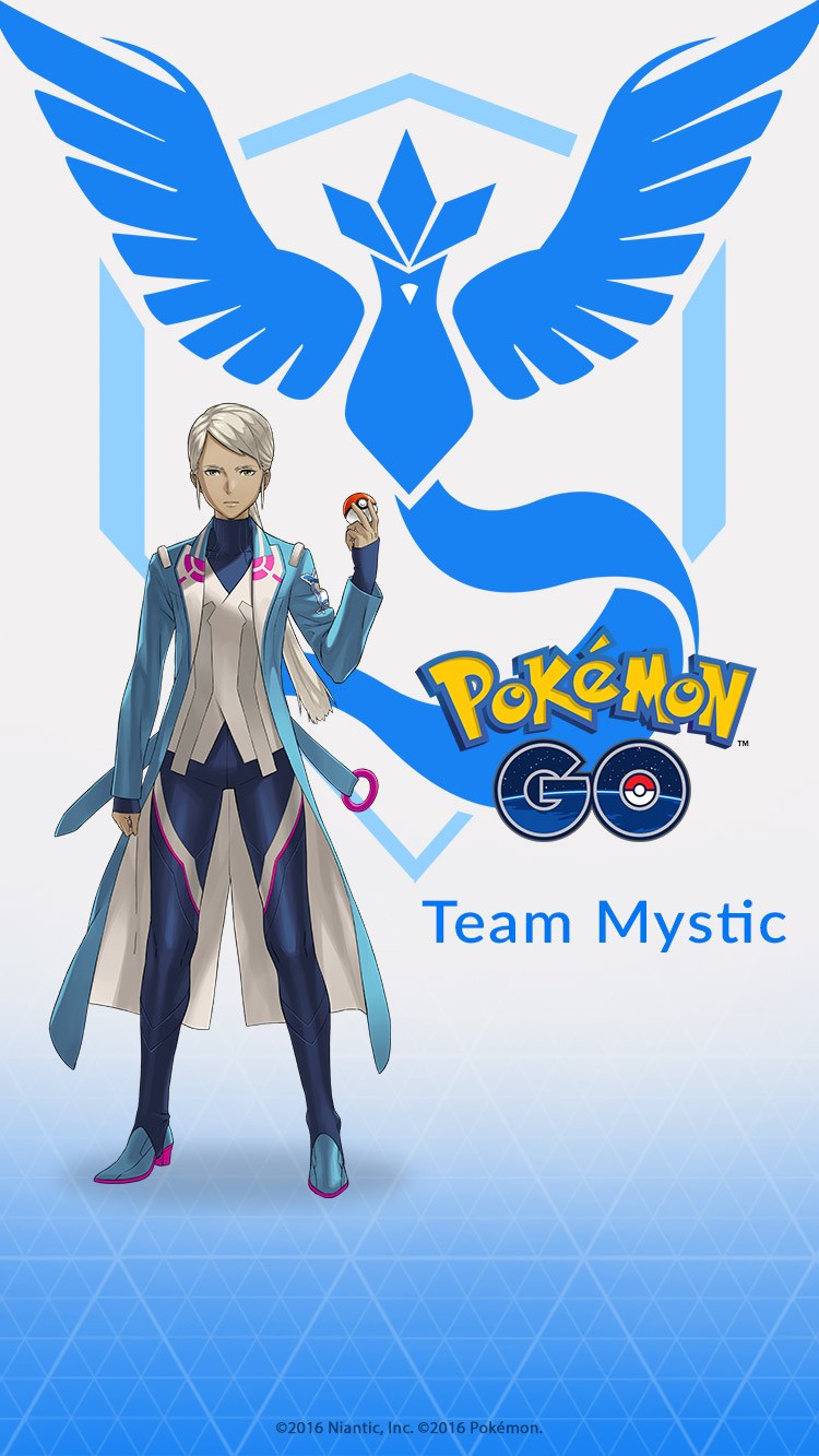 Pokémon Go Team Mystic Wallpaper - Pokemon Go Team Mystic - HD Wallpaper 