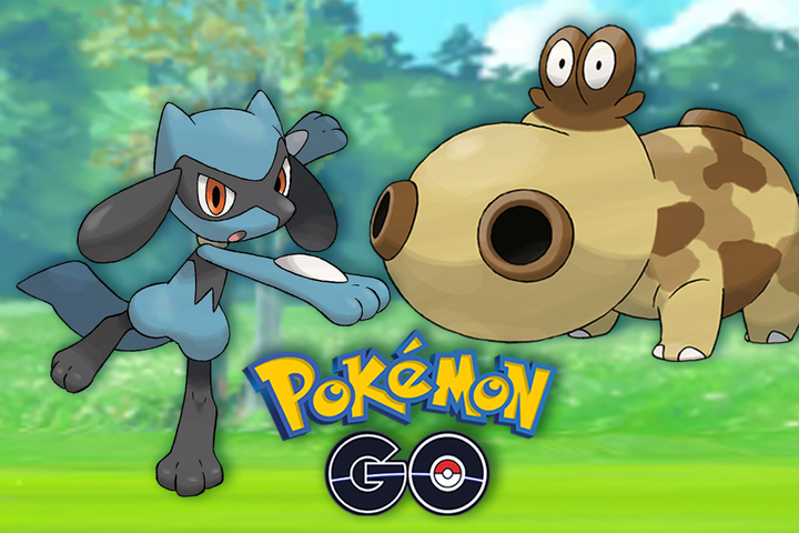 Pokemon Go Sinnoh Event Riolu Hippopotas - Pokemon Go - HD Wallpaper 