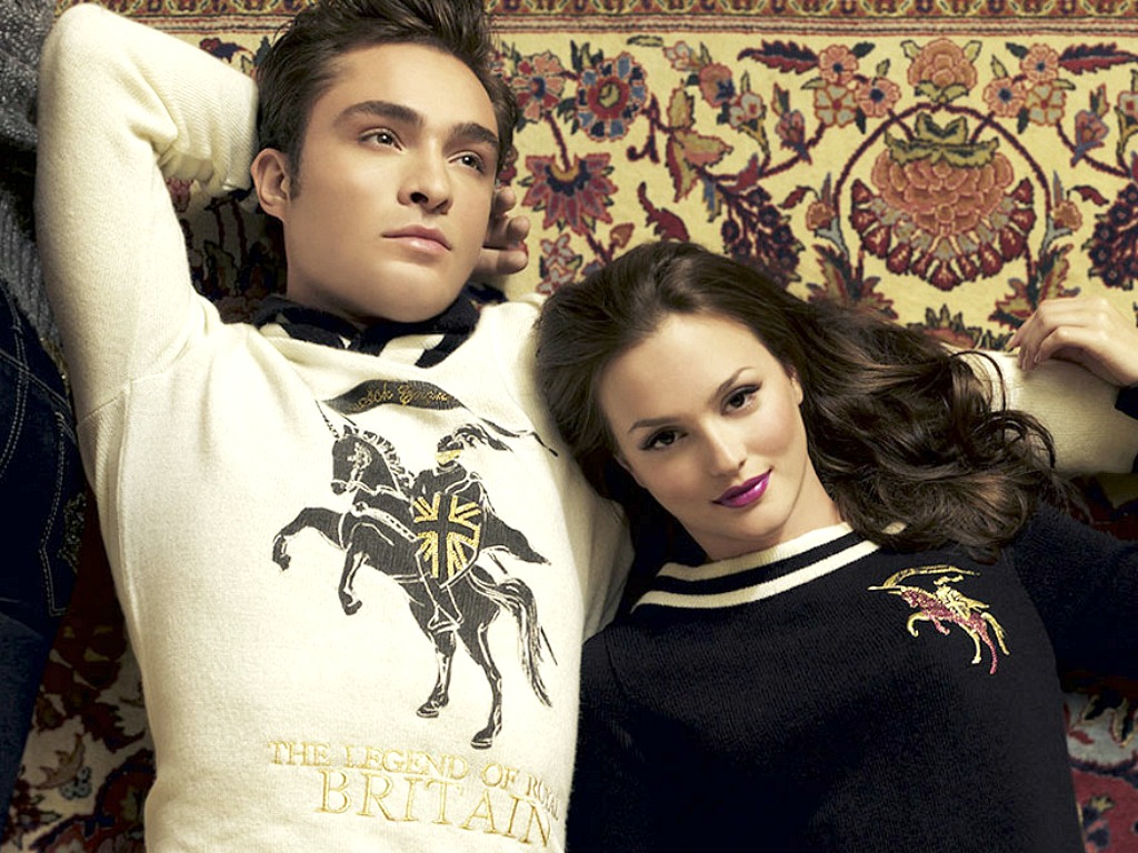 Chair Family Wallpaper - Ed Westwick And Leighton Meester 2019 - HD Wallpaper 