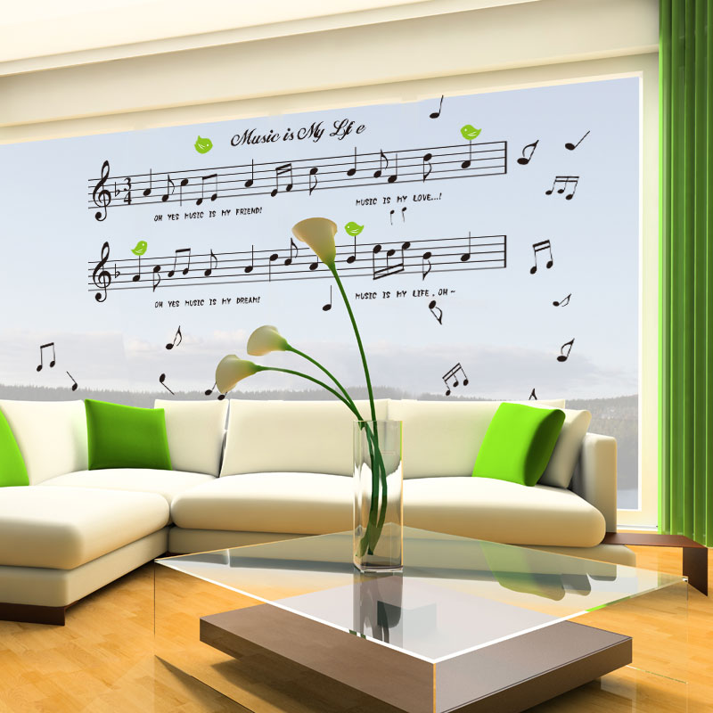 Giấy Dán Tường Hình Nốt Nhạc - HD Wallpaper 