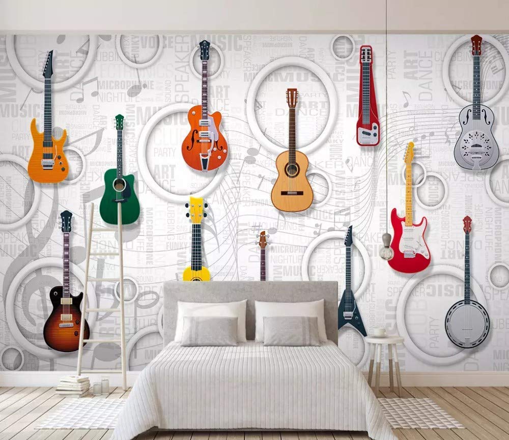Guitar Bedroom - HD Wallpaper 