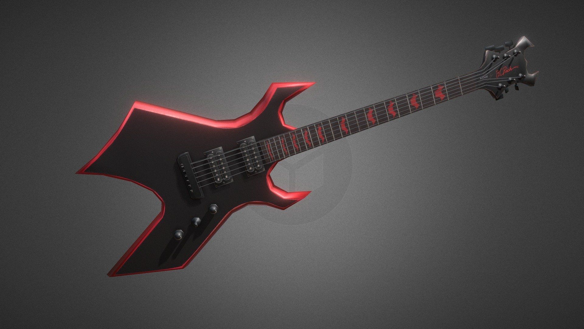 Electric Guitar 3d, Cool Wallpaper - Electric Guitar - HD Wallpaper 