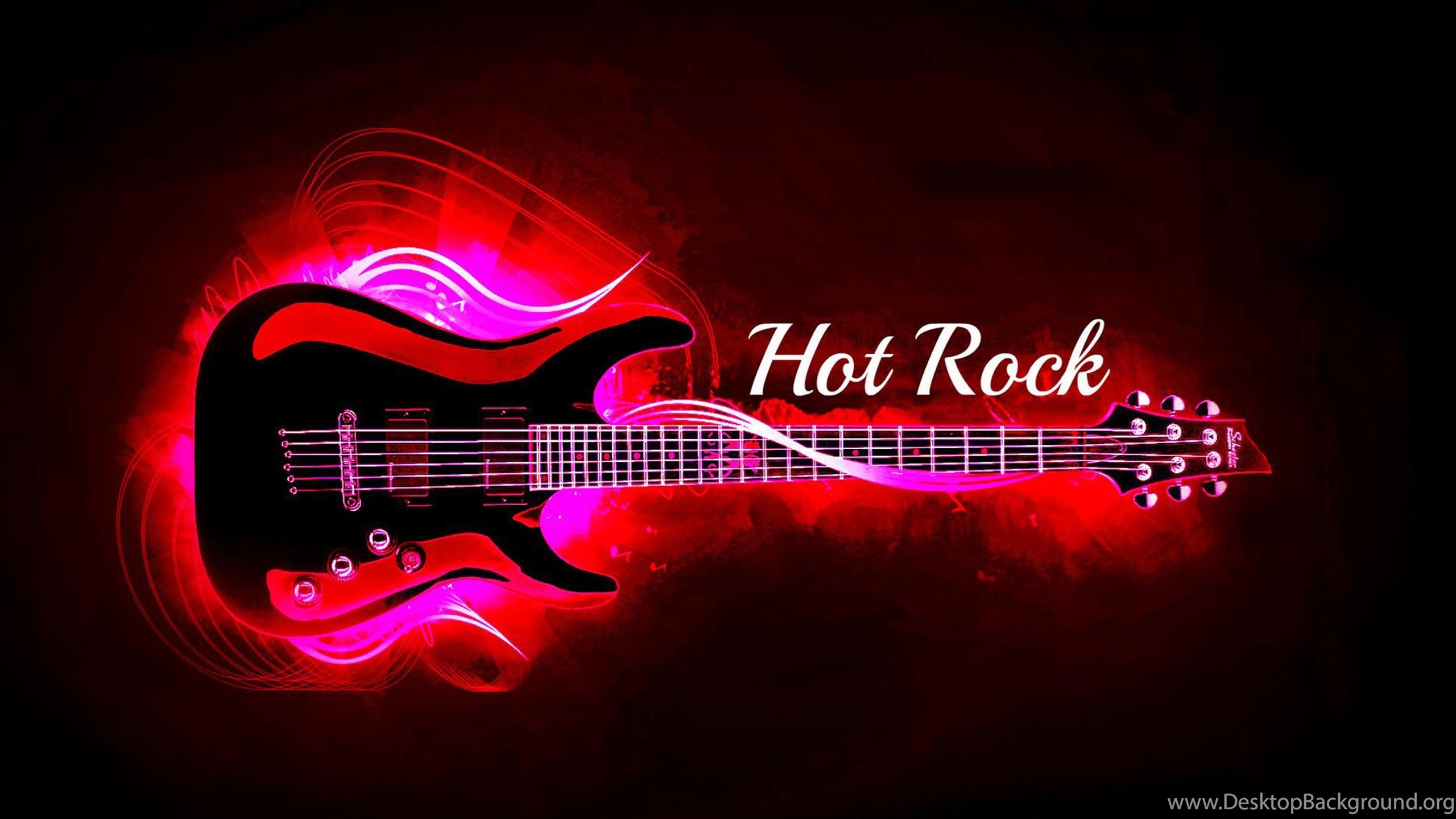Hot Rock Guitar Wallpaper,music Hd Wallpaper,digital - Rocking Guitar Wallpapers Hd - HD Wallpaper 