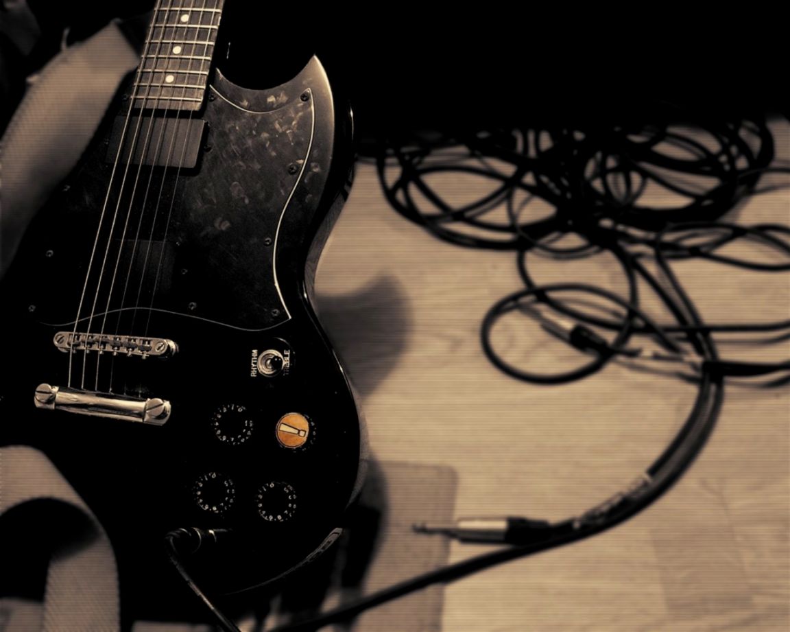 702 Guitar Hd Wallpapers Background Images Wallpaper - Guitar Wallpapers Black Sg - HD Wallpaper 