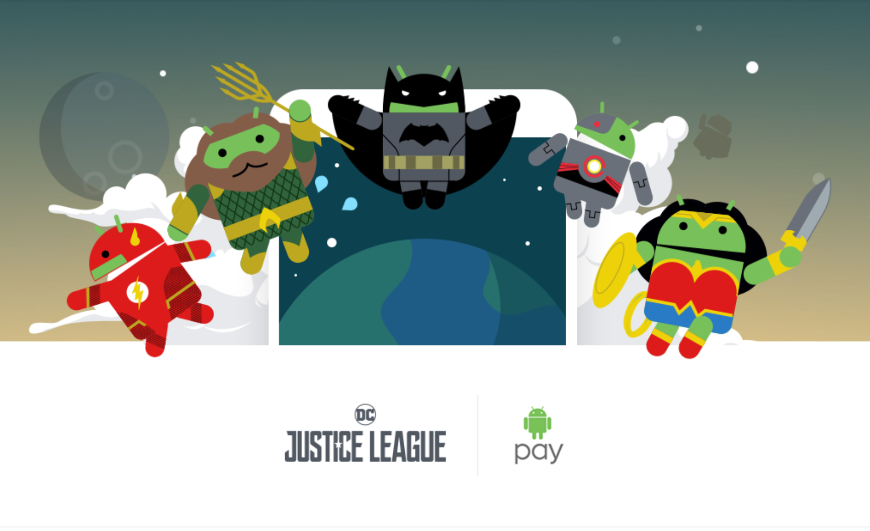 Android Pay Justice League - HD Wallpaper 
