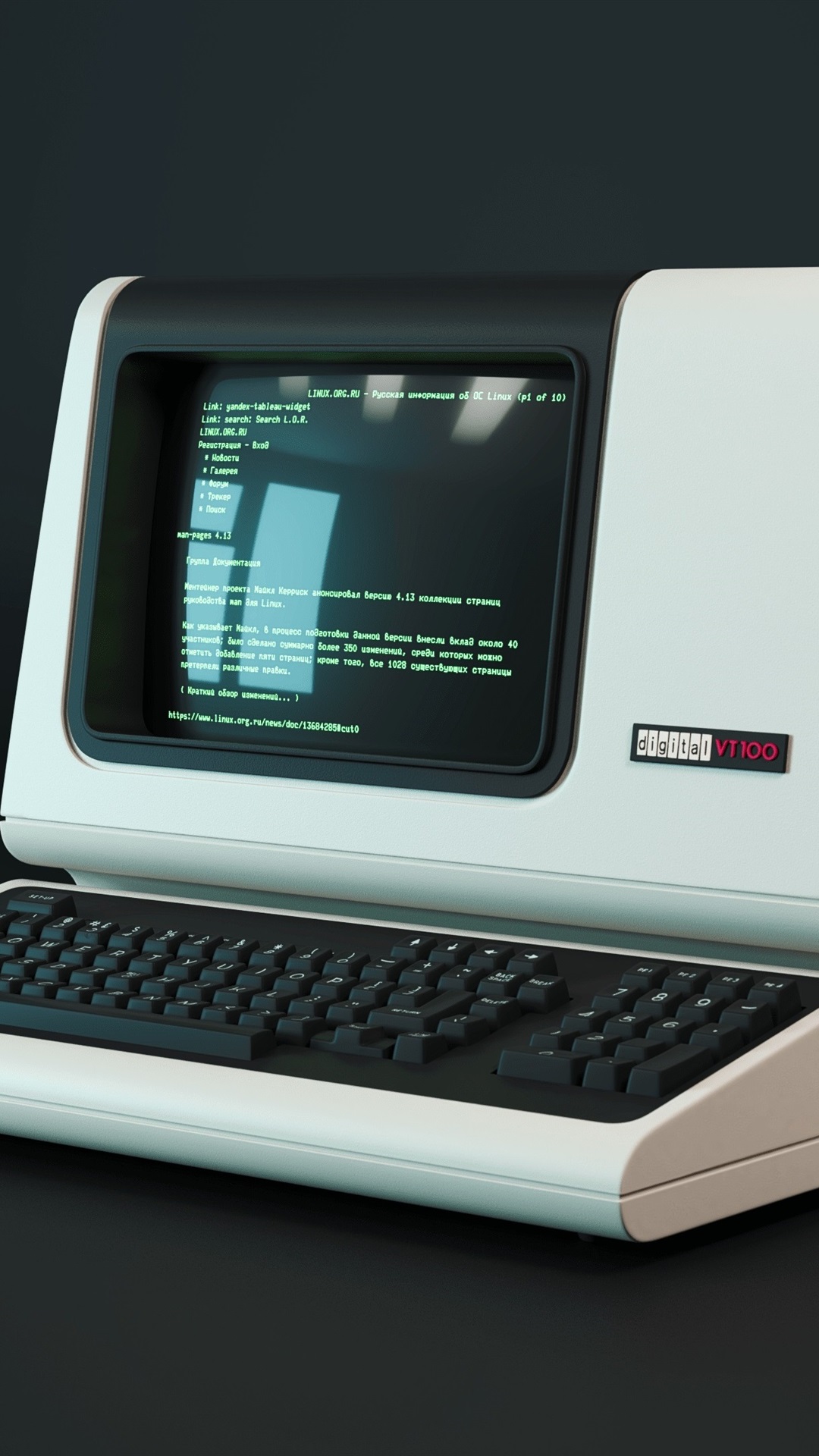 Iphone Wallpaper Small Computer, Keyboard, Monitor, - Linux Wallpaper Iphone - HD Wallpaper 