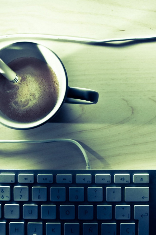 Keyboard And Iphone 640x960 Wallpaper teahub.io
