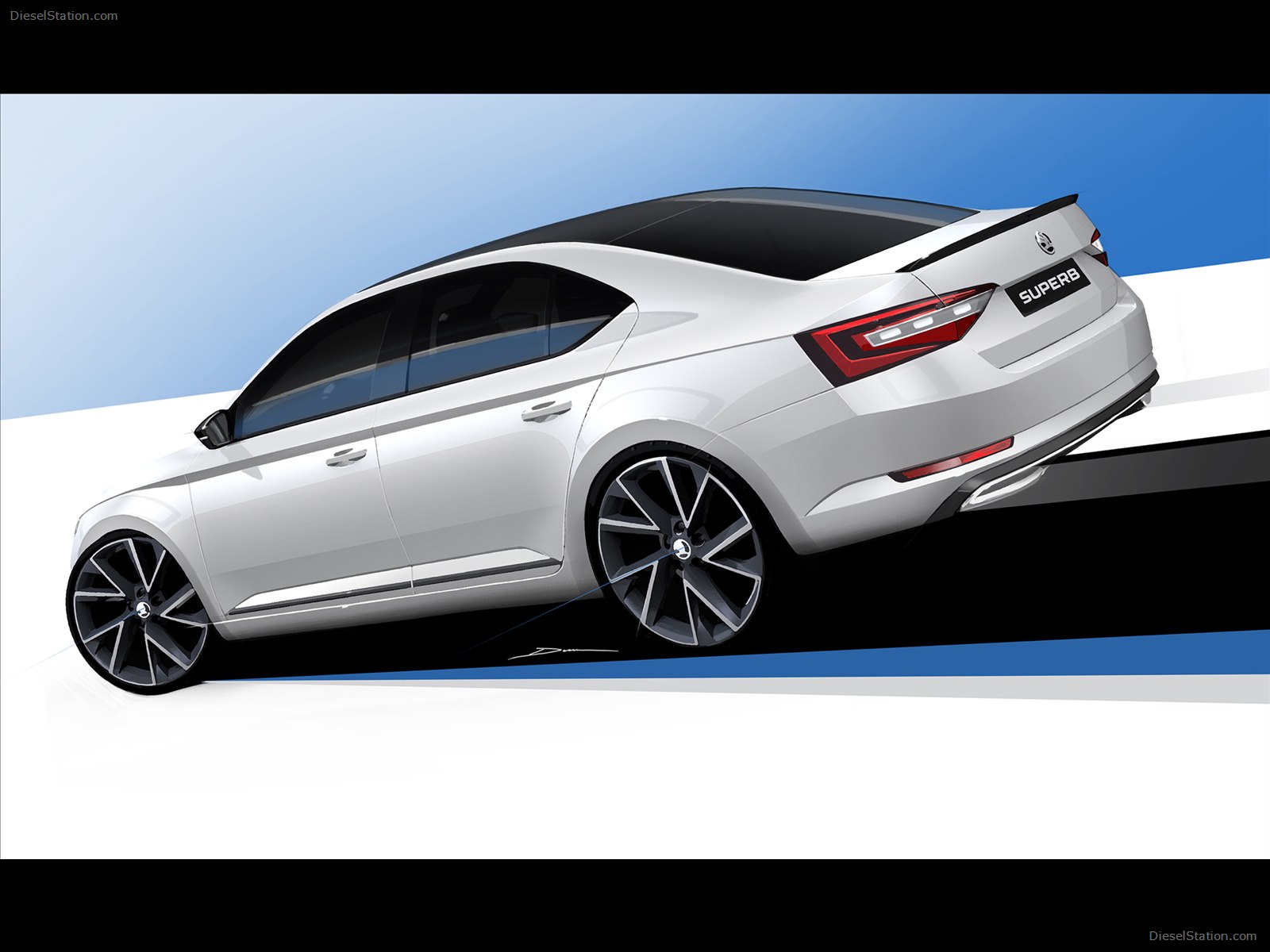 Skoda Superb Sportline - Skoda Superb 2019 - HD Wallpaper 