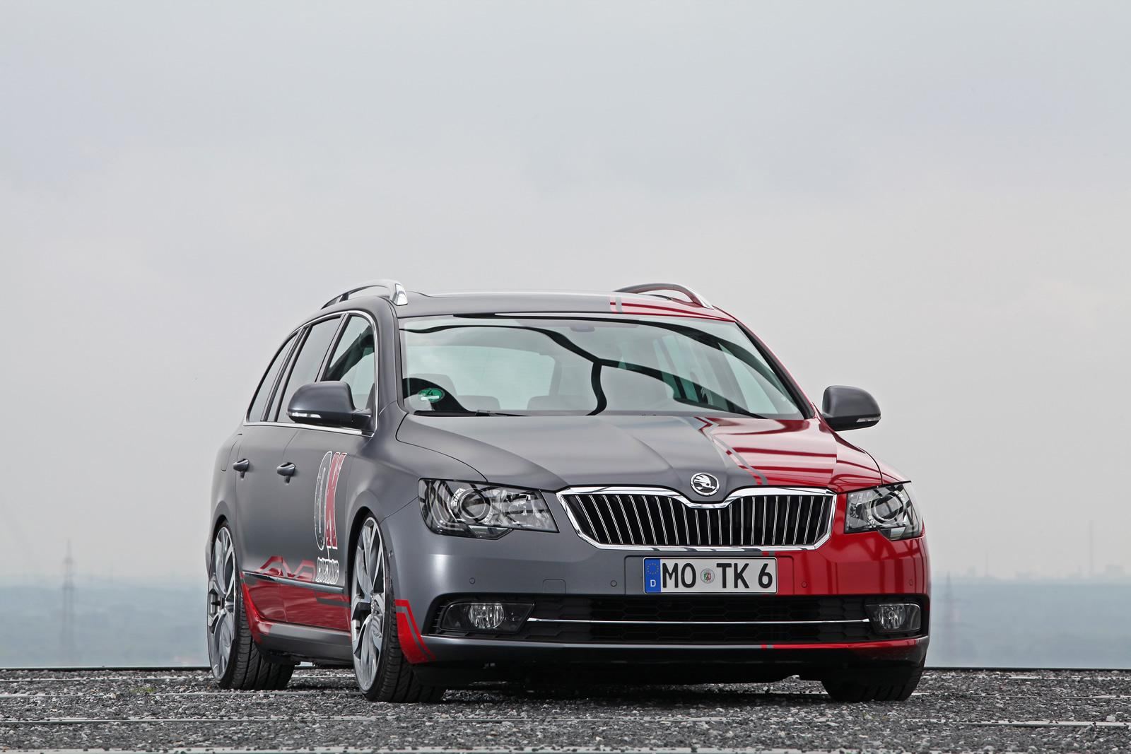 Skoda Superb Estate Facelift By Ok- Chiptuning 2013 - Skoda Superb 2014 Abt - HD Wallpaper 