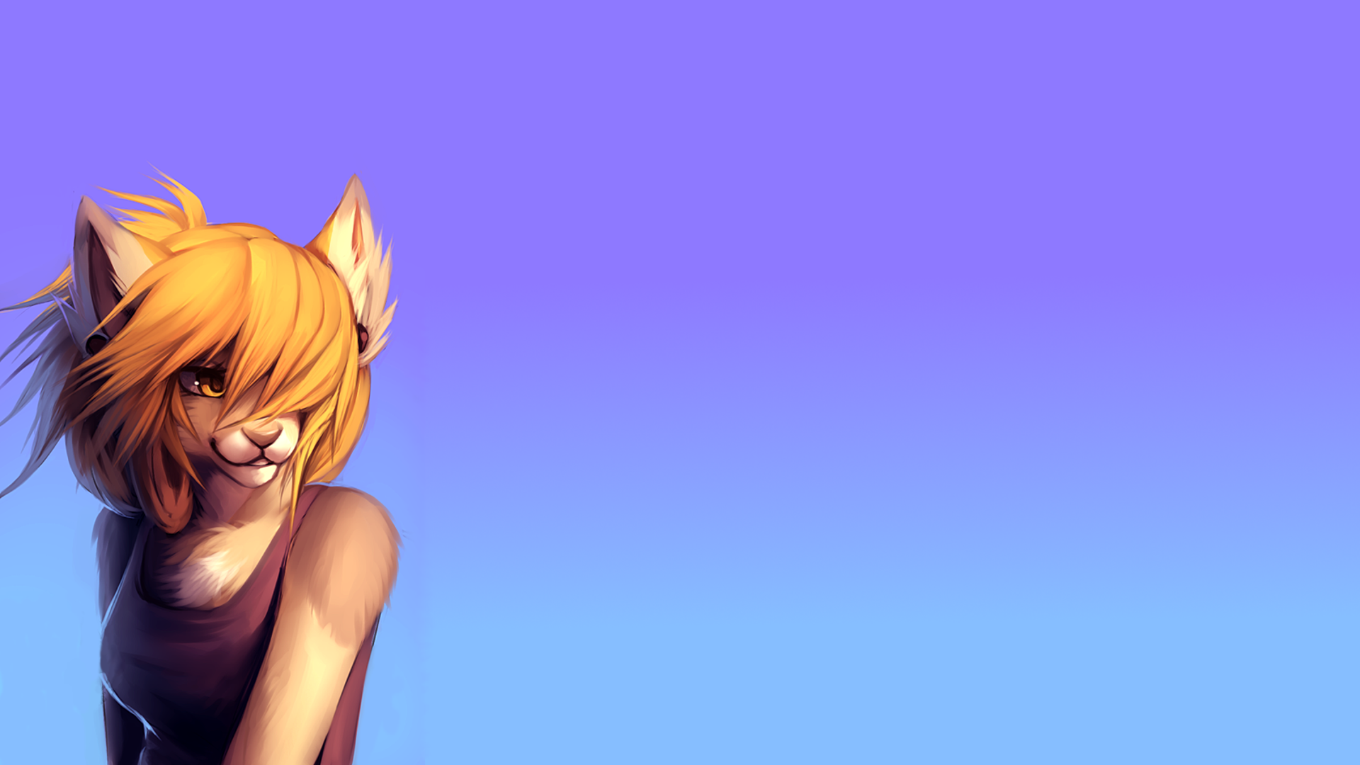 Furry Art Female Lion - HD Wallpaper 