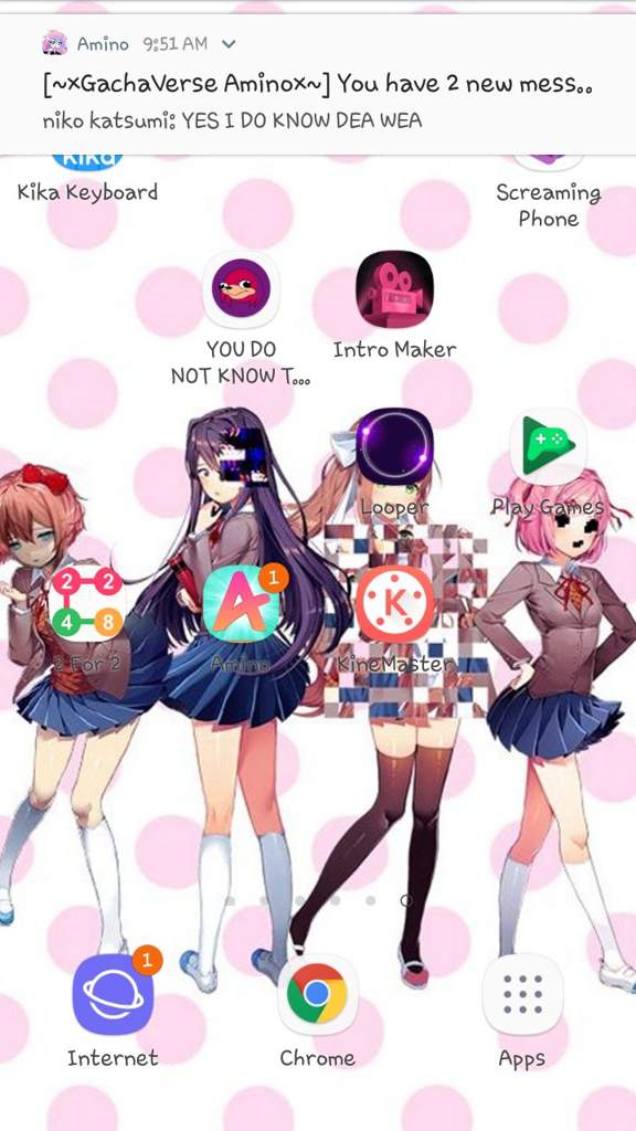 User Uploaded Image - Doki Doki Literature Club All Characters - HD Wallpaper 