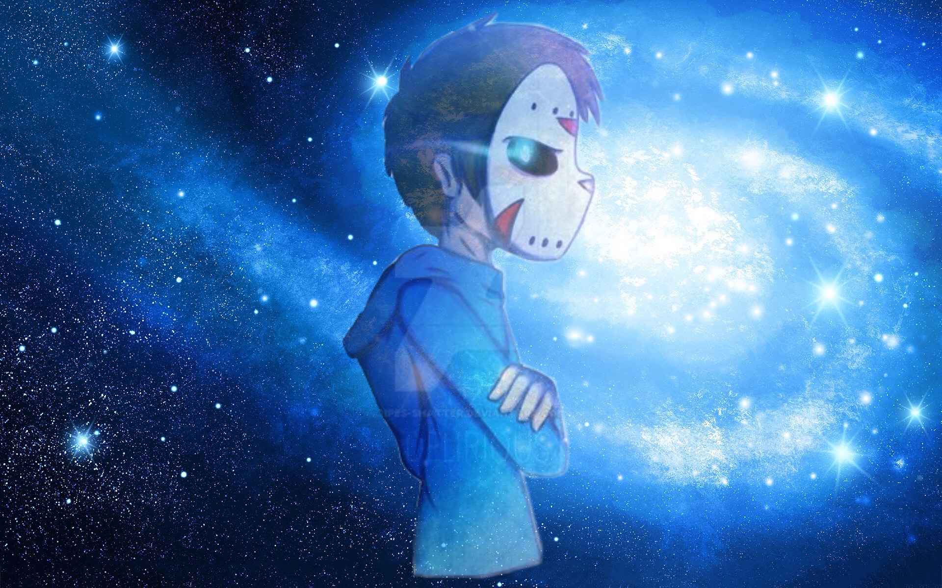 #h2odelirious #galaxy #editbyqueenjoker - Solar System Blue Background - HD Wallpaper 
