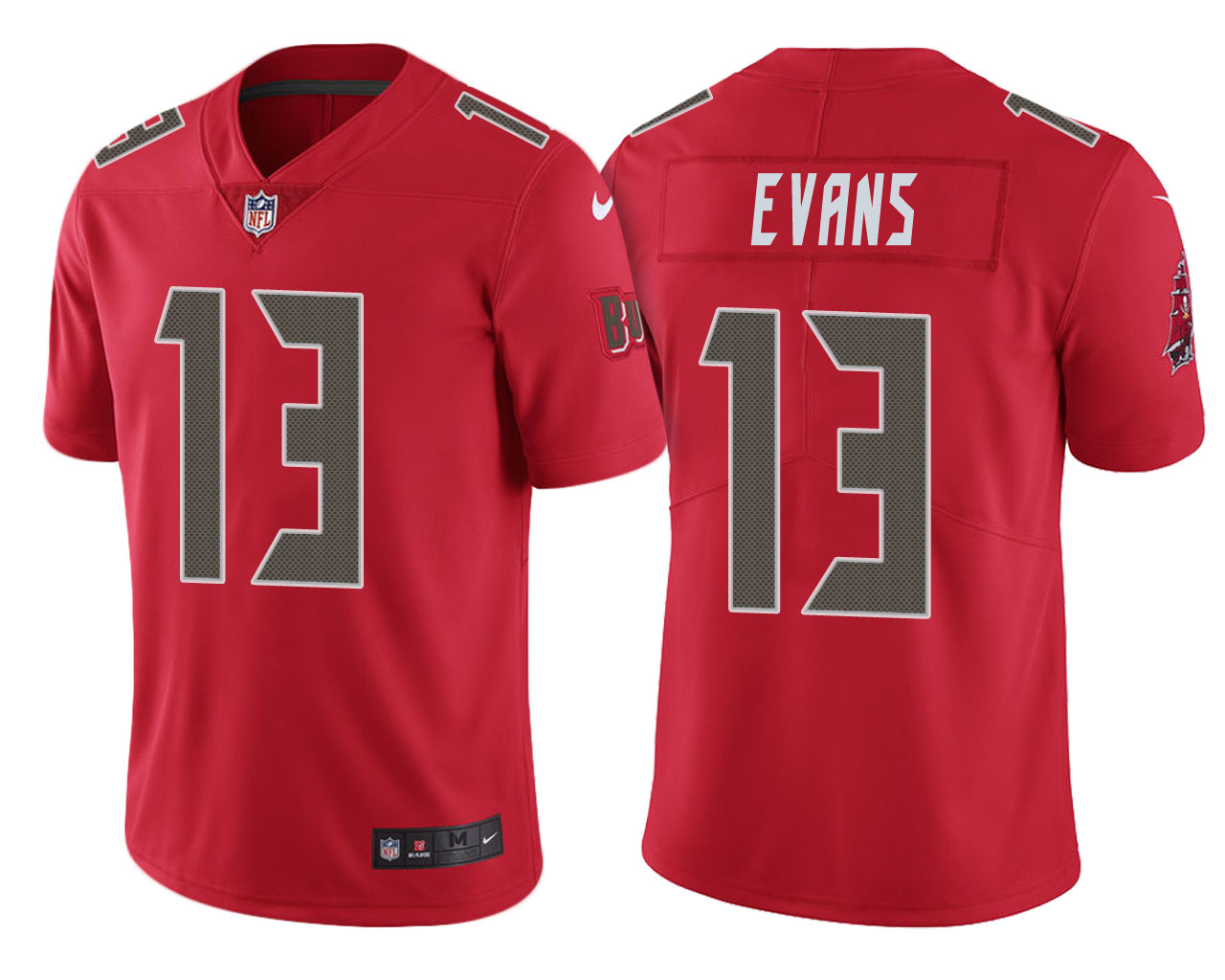 Mike Evans Red Color Rush Limited Jersey - Sports Jersey - HD Wallpaper 
