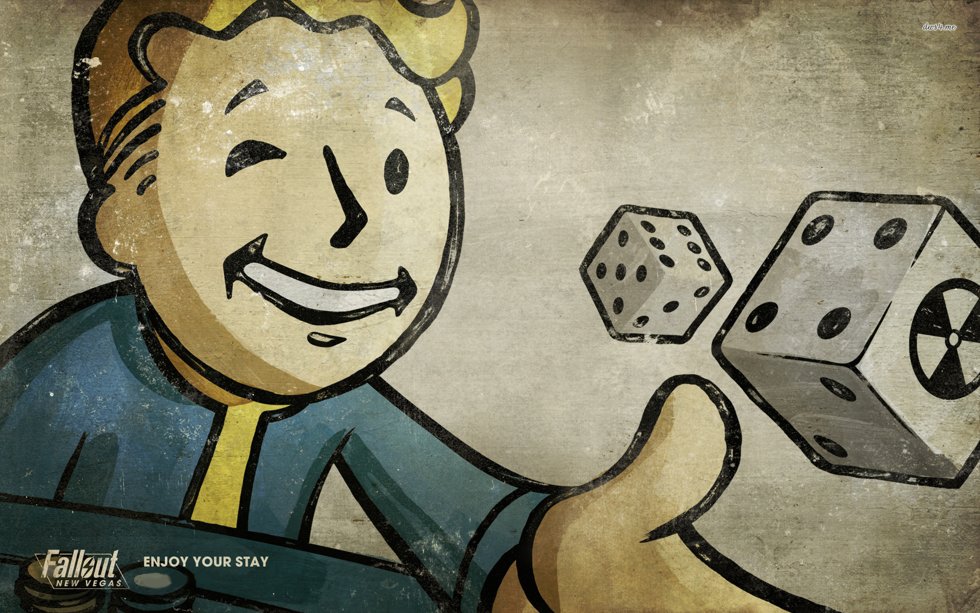 Fallout 3 Wallpaper Vault Boy - HD Wallpaper 