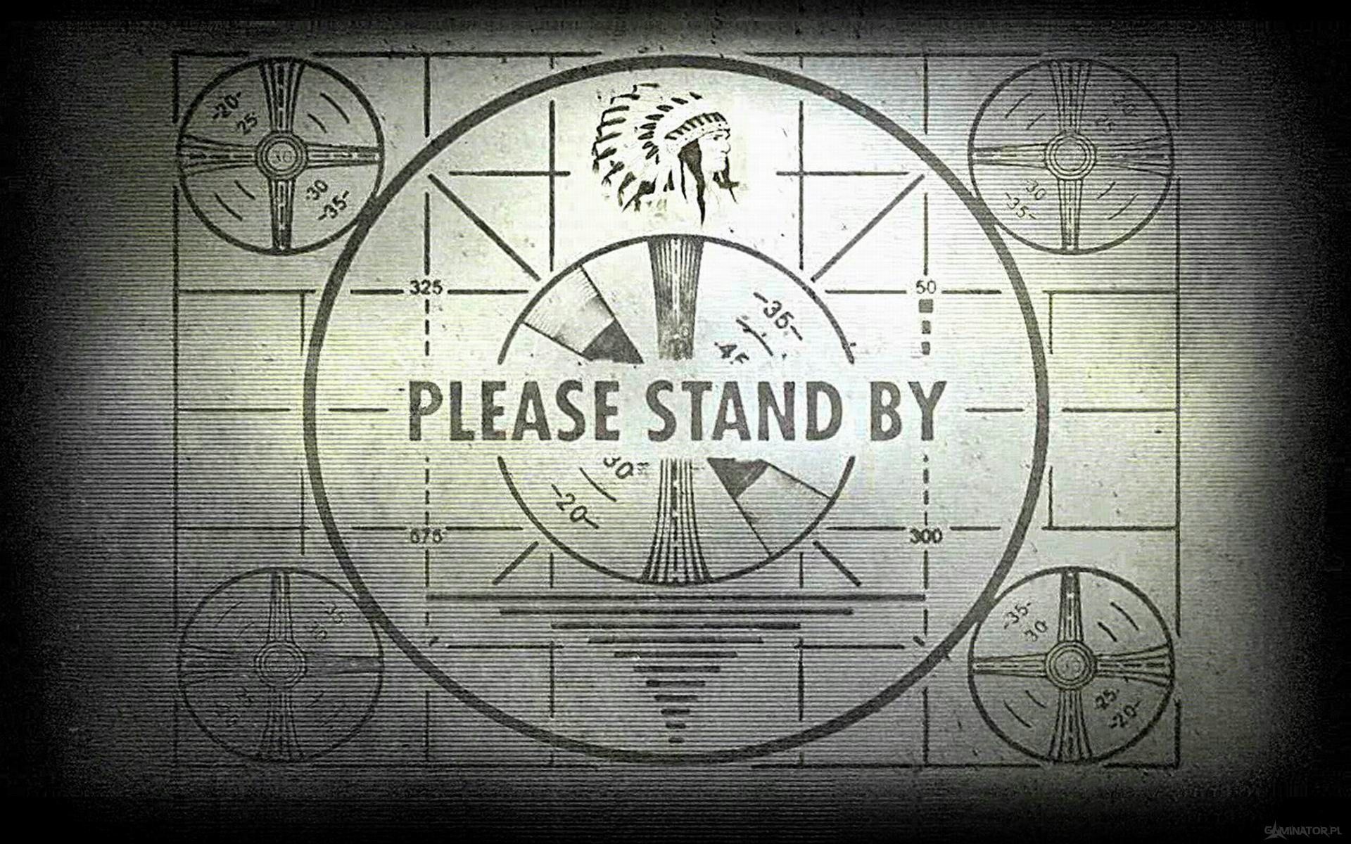 Fallout 4 Please Stand By Screen - HD Wallpaper 